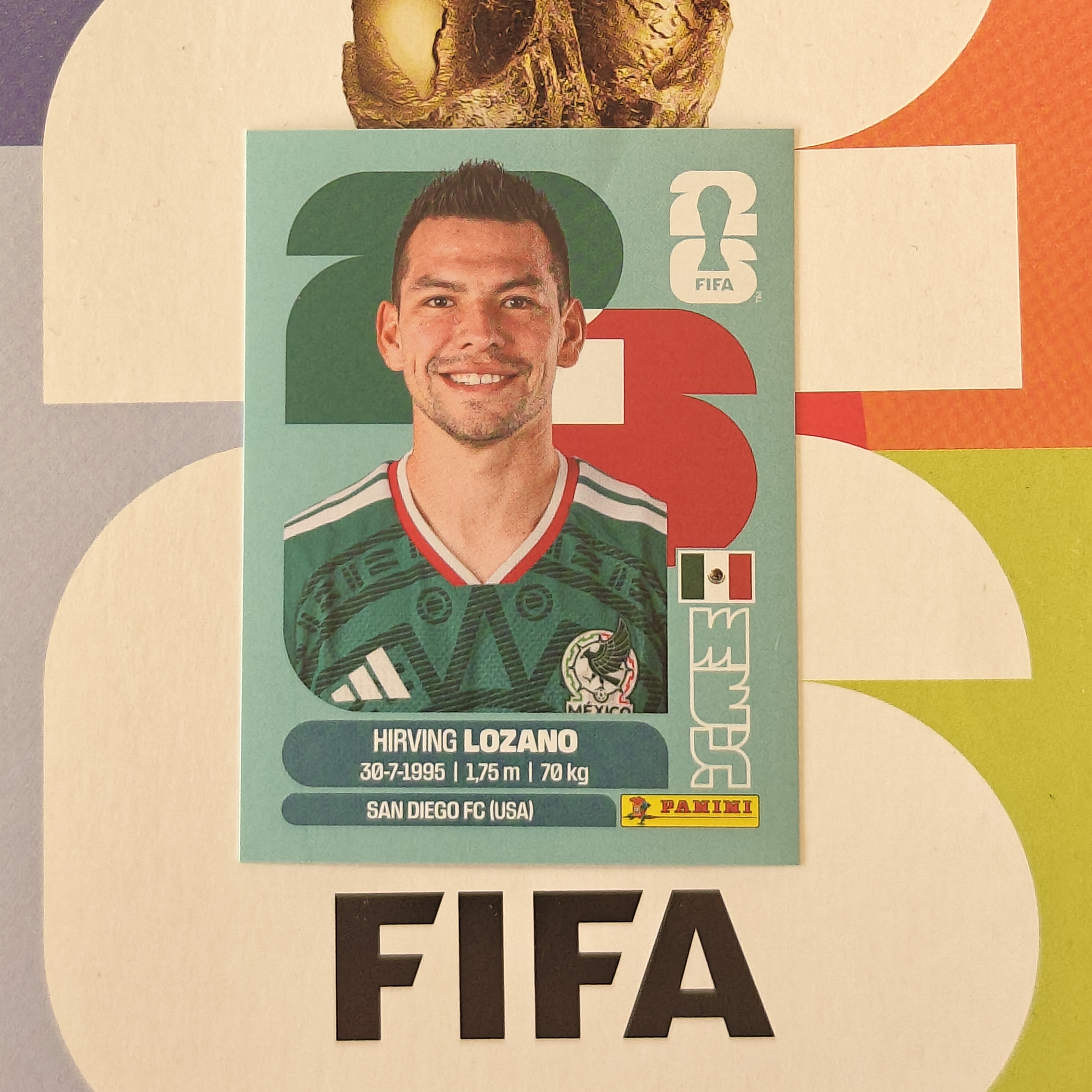 MEX15 - Mexico - Hirving Lozano - FIFA World Cup 2026™ - Panini Sticker