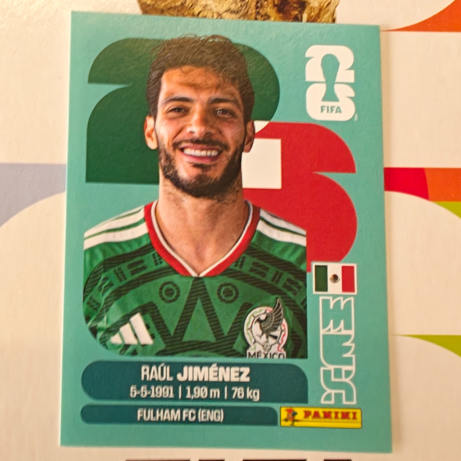 MEX17 - Mexico - Raúl Jiménez - FIFA World Cup 2026™ - Panini Sticker