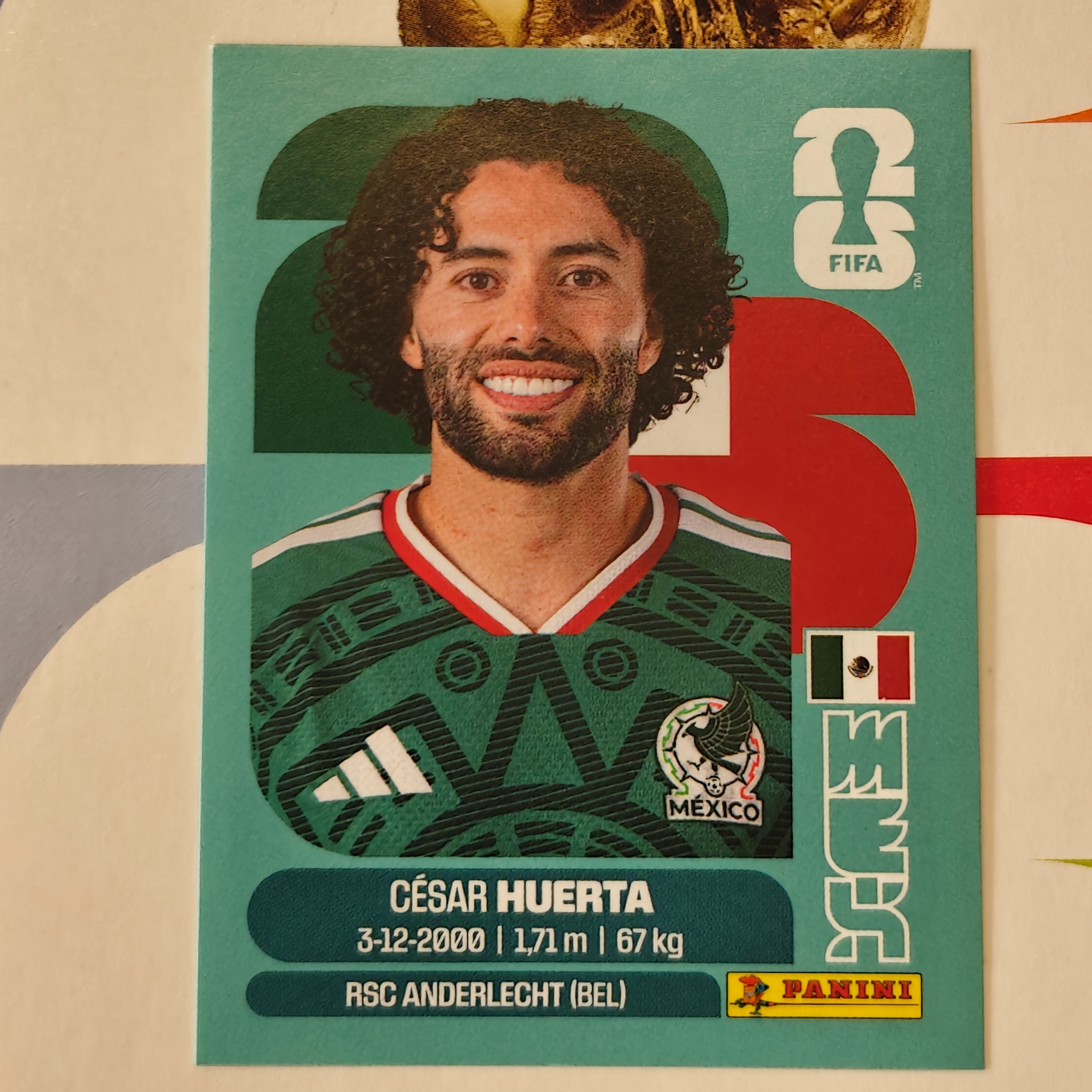MEX20 - Mexico - Cesar Huerta - FIFA World Cup 2026™ - Panini Sticker