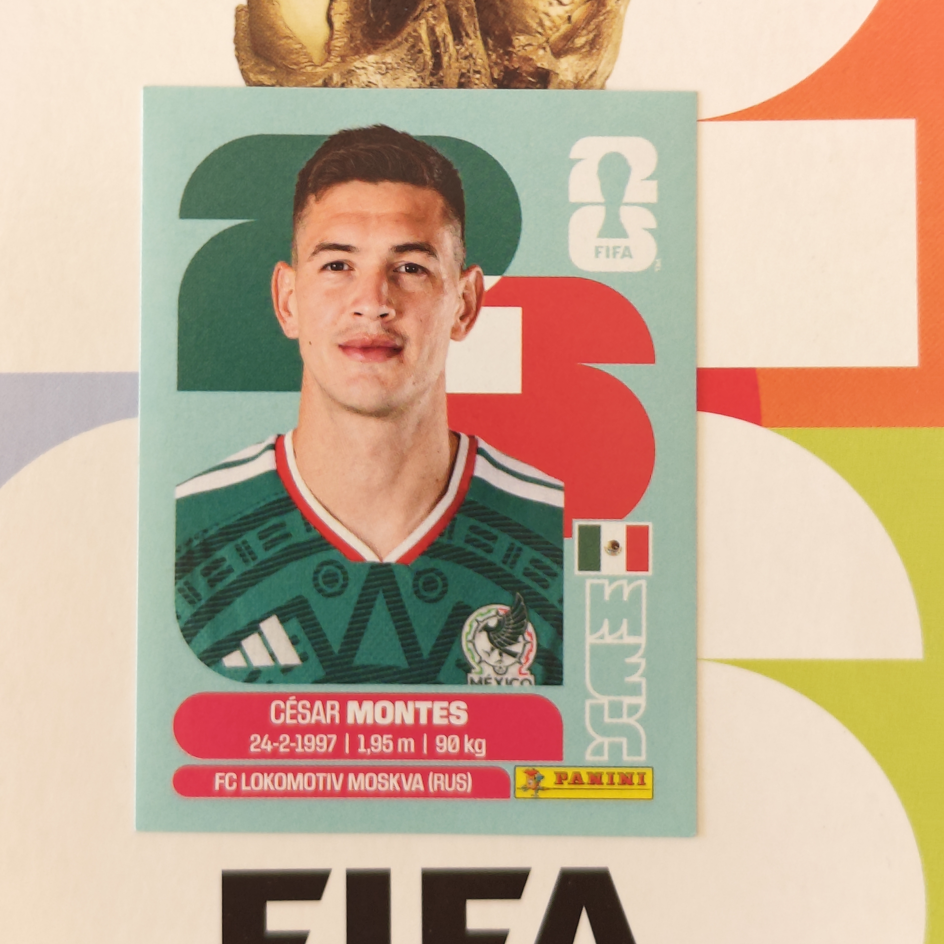 MEX5 - Mexico - Cesar Montes - FIFA World Cup 2026™ - Panini Sticker