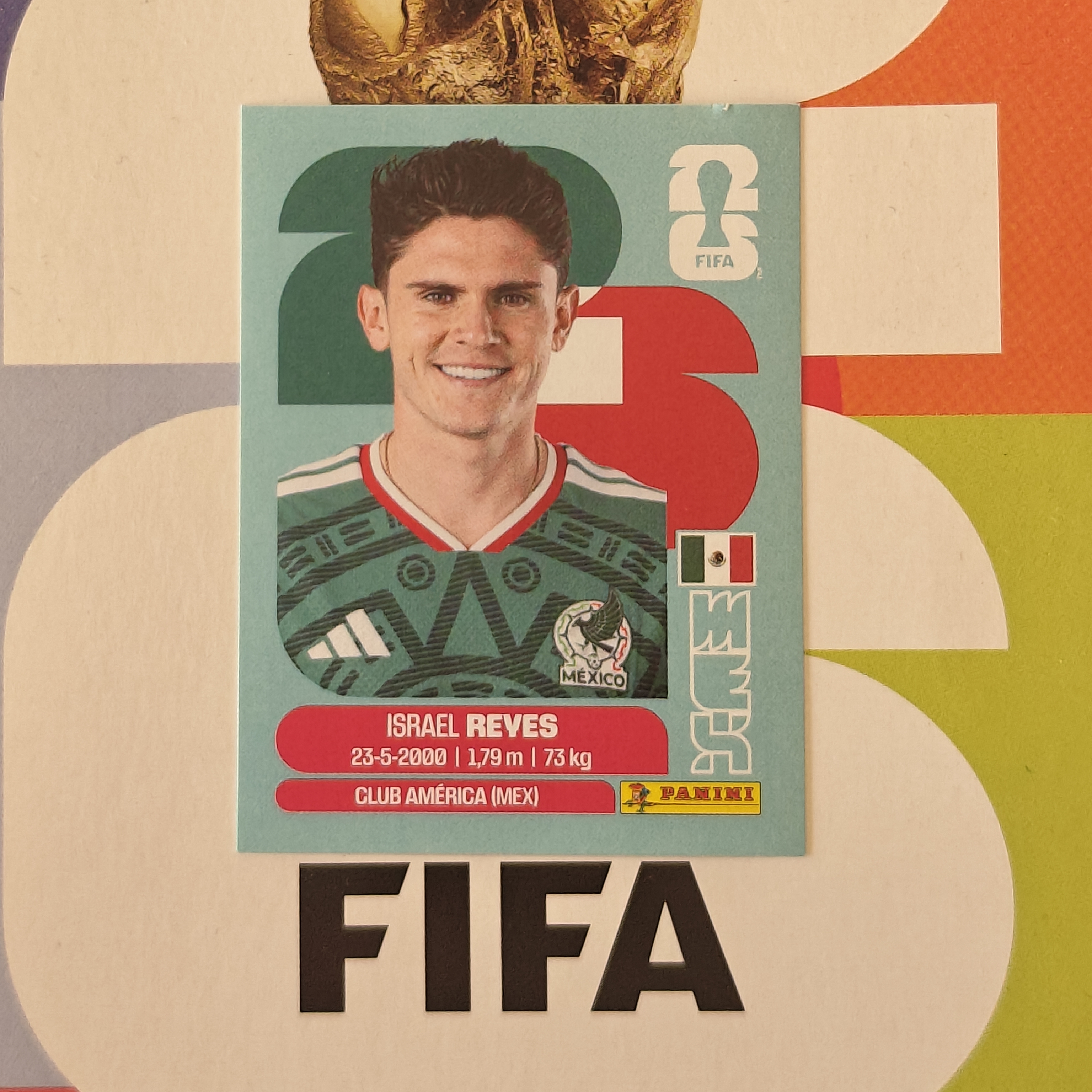 MEX7 - Mexico - Israel Reyes - FIFA World Cup 2026™ - Panini Sticker