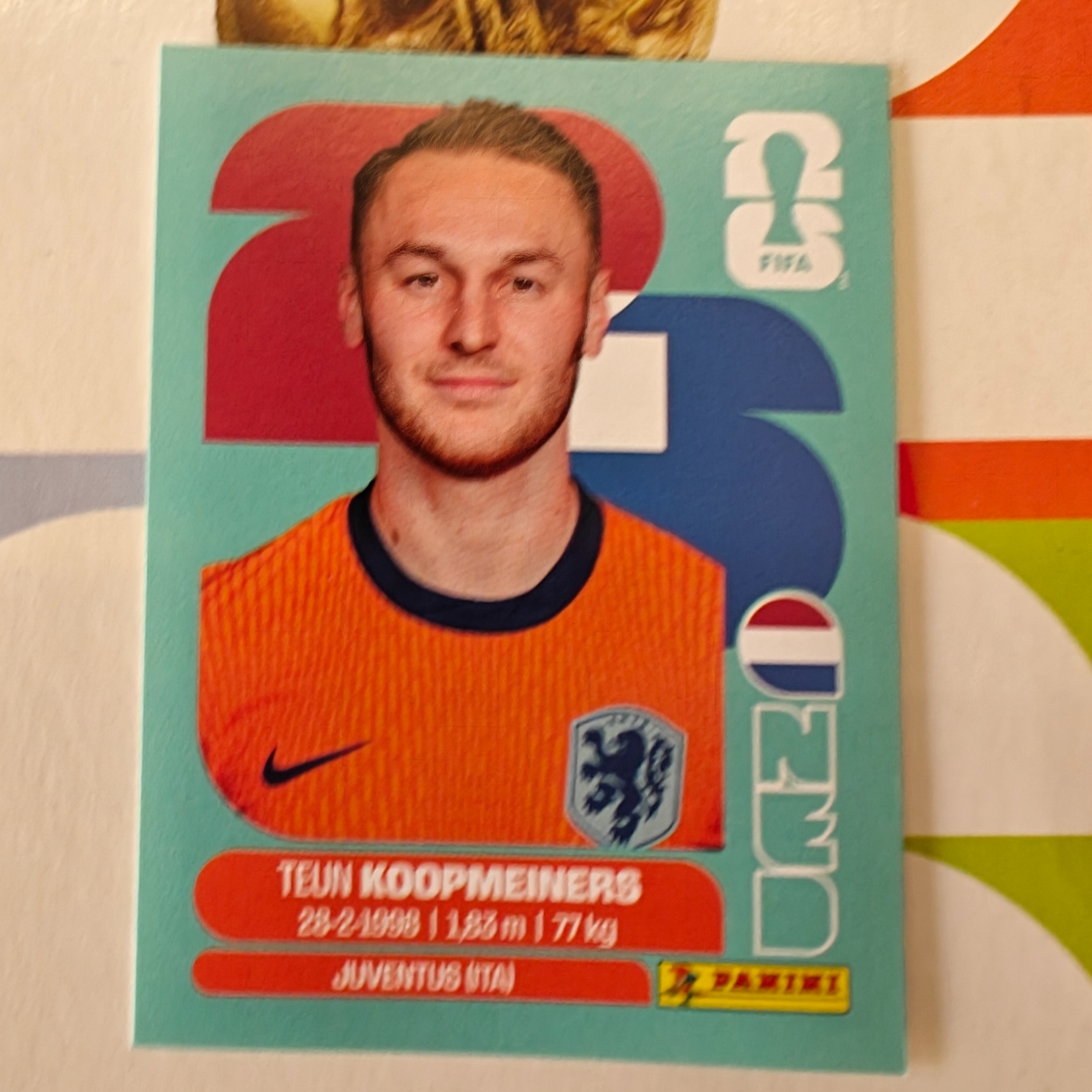 NED12 - Netherlands - Teun Koopmeiners - FIFA World Cup 2026™ - Panini Sticker