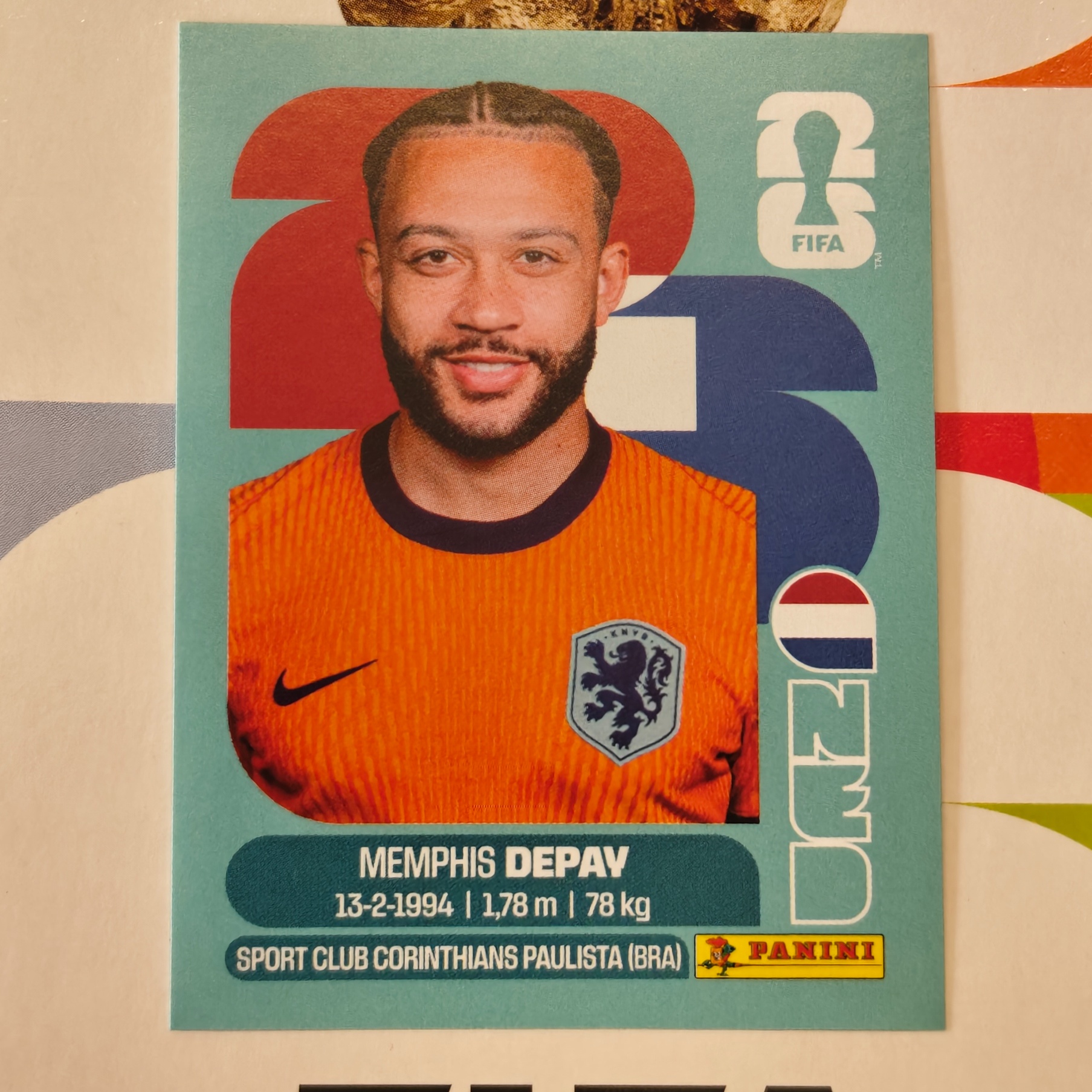 NED17 - Netherlands - Memphis Depay - FIFA World Cup 2026™ - Panini Sticker