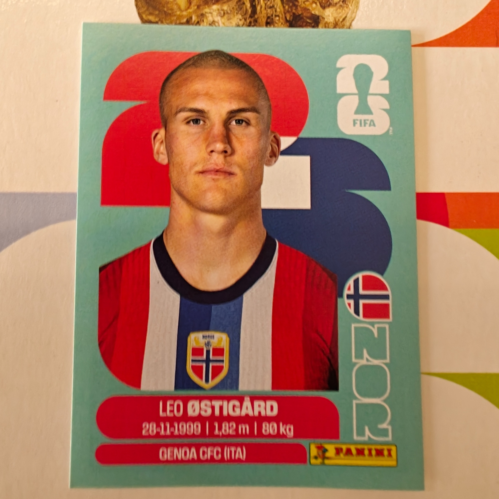 NOR4 - Norway - Leo Ostigård - FIFA World Cup 2026™ - Panini Sticker