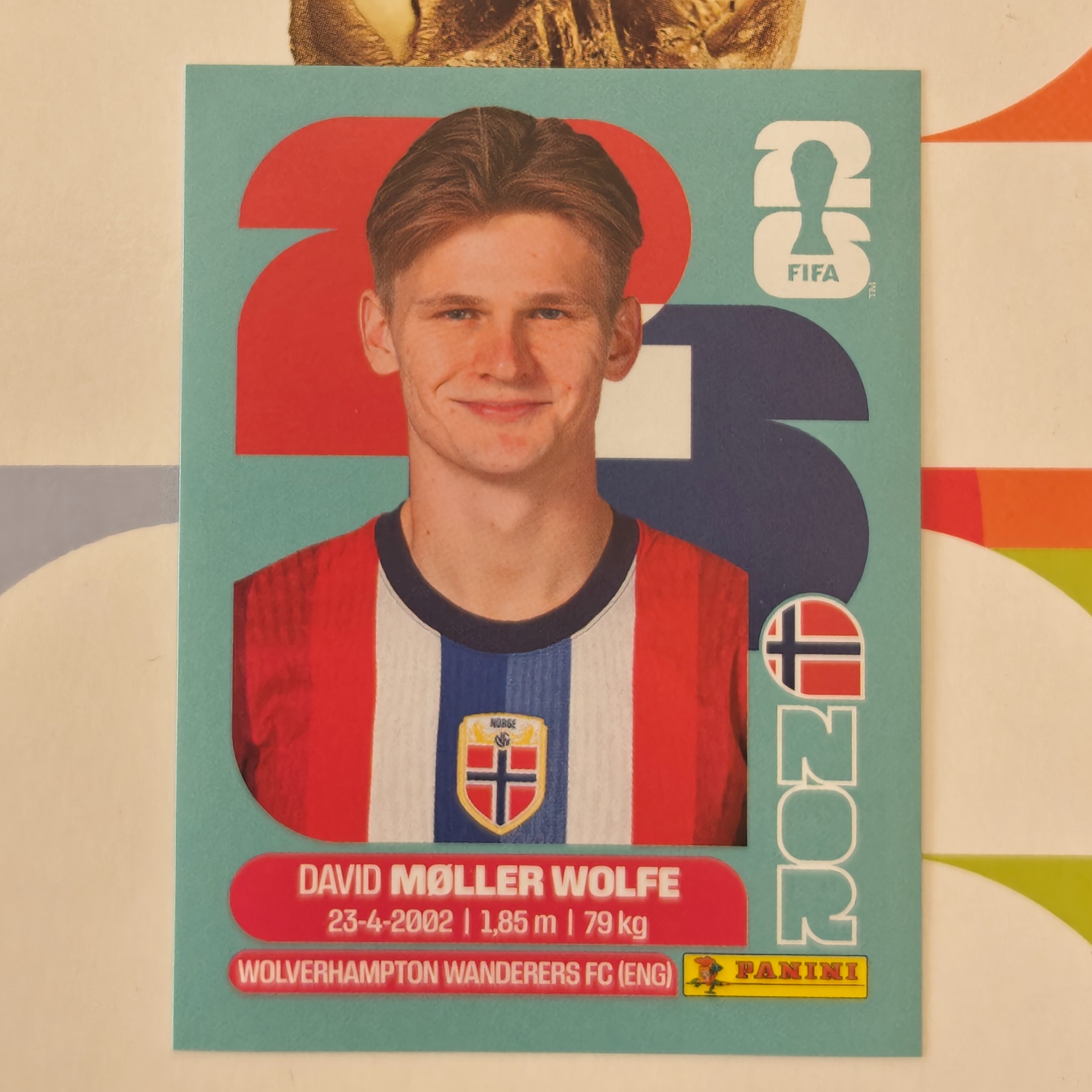 NOR7 - Norway - David Møller Wolfe - FIFA World Cup 2026™ - Panini Sticker