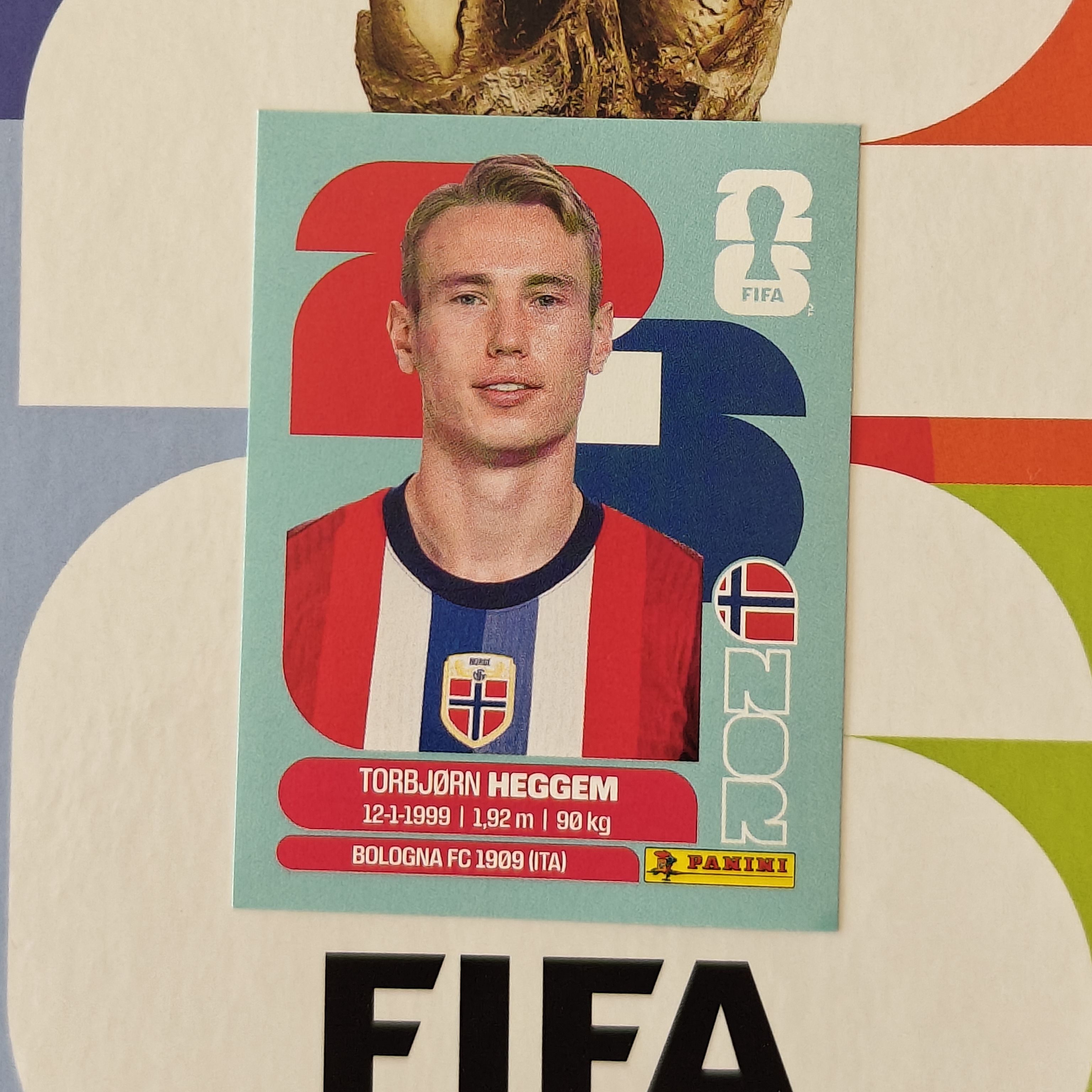 NOR8 - Norway - Torbjørn Heggem - FIFA World Cup 2026™ - Panini Sticker