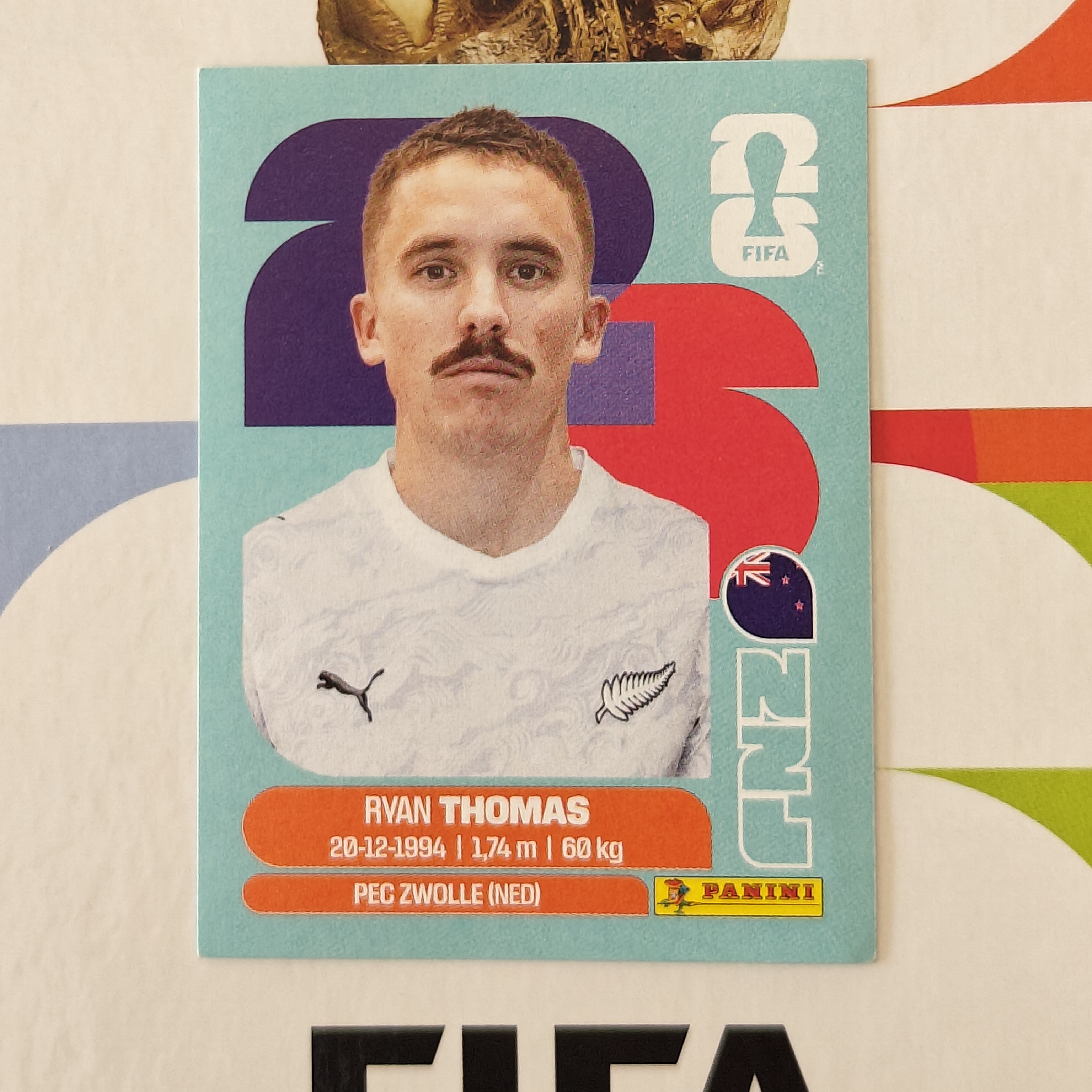 NZL12 - New Zealand - Ryan Thomas - FIFA World Cup 2026™ - Panini Sticker