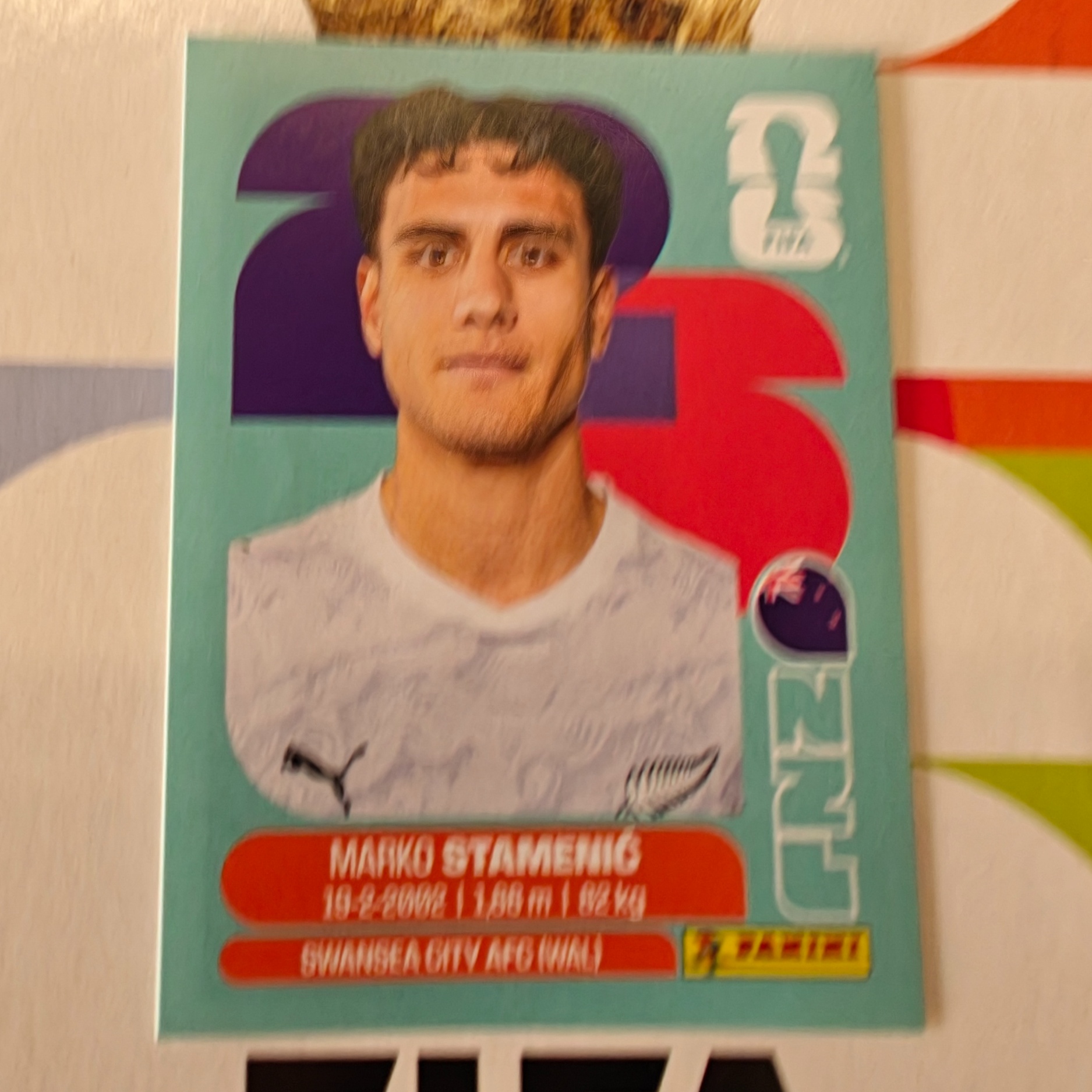 NZL15 - New Zealand - Marko Stamenić - FIFA World Cup 2026™ - Panini Sticker