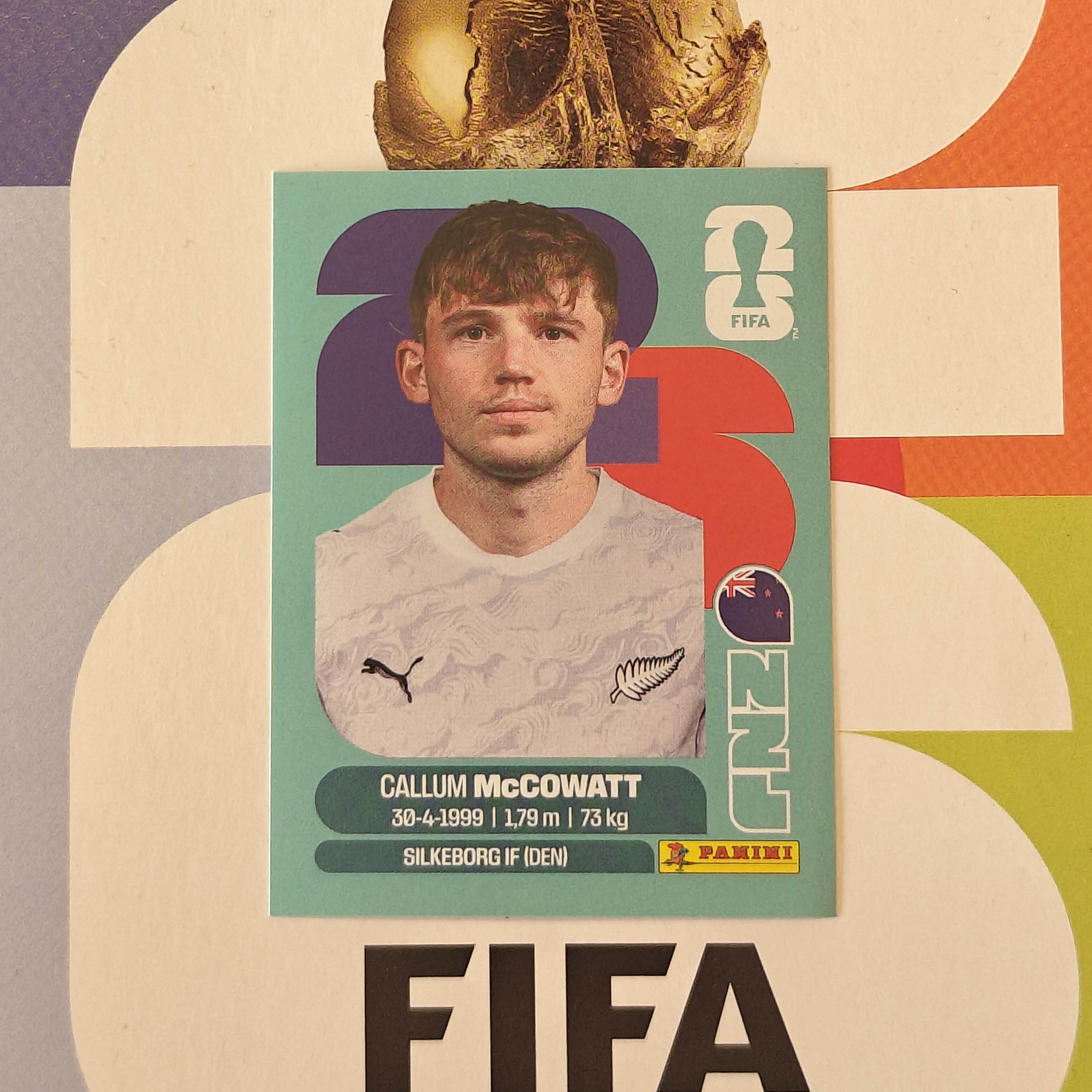 NZL19 - New Zealand - Callum McCowatt - FIFA World Cup 2026™ - Panini Sticker