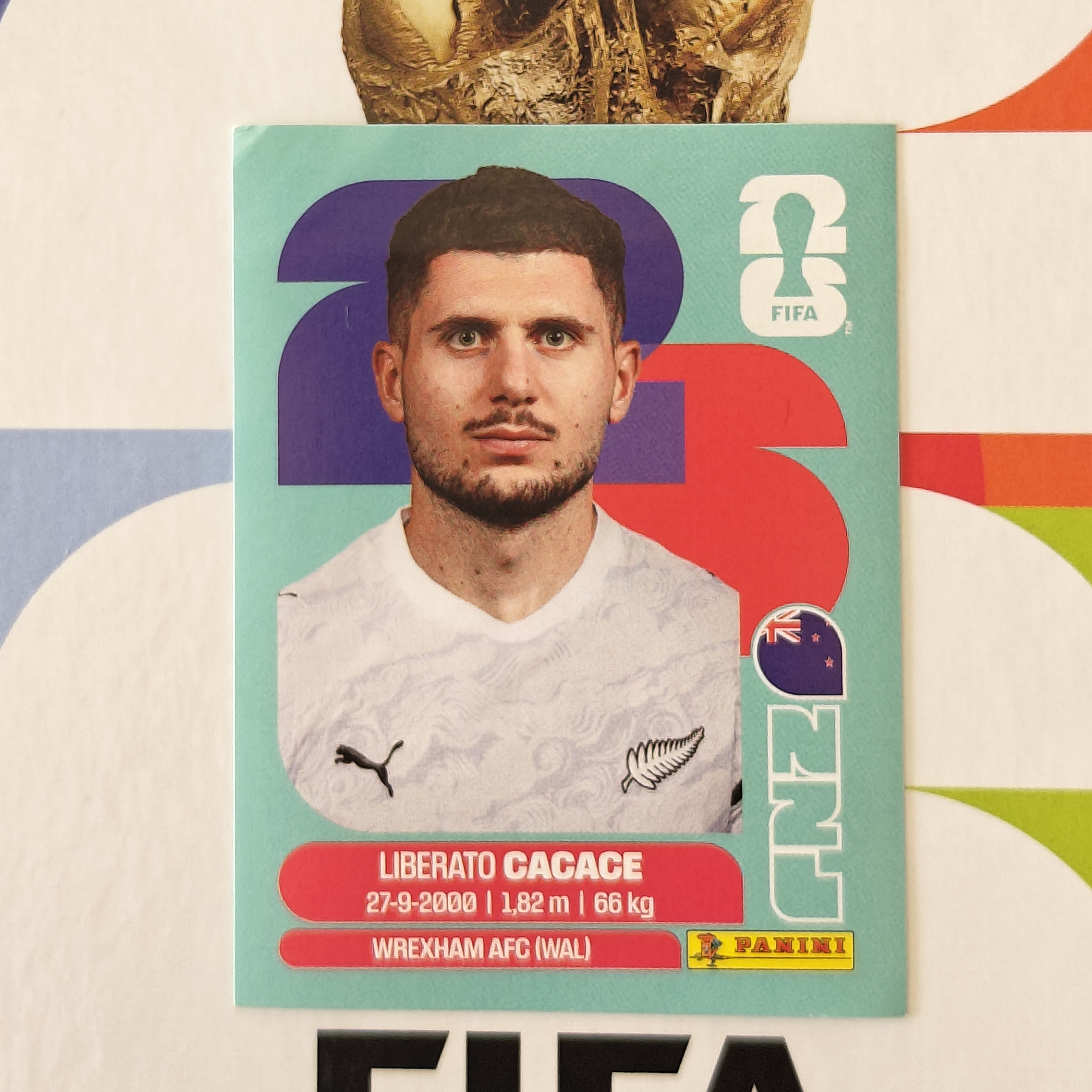 NZL5 - New Zealand - Liberato Cacace - FIFA World Cup 2026™ - Panini Sticker