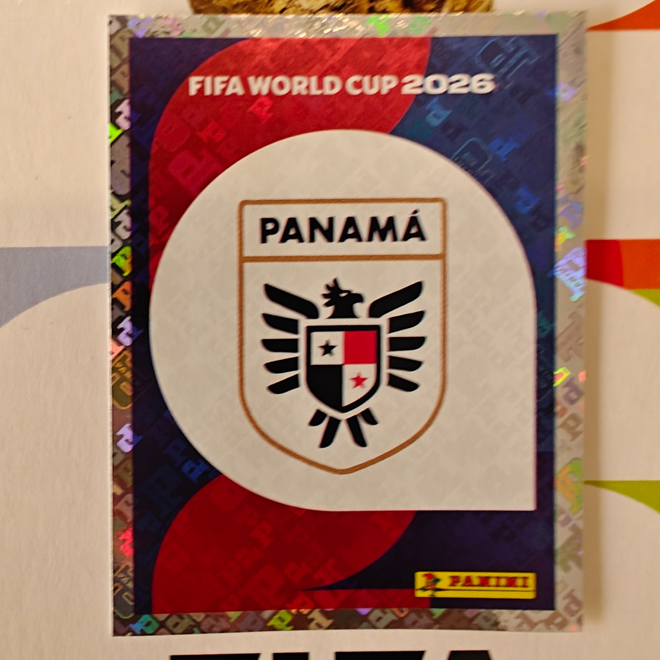 PAN1 - Panama - Emblem - FIFA World Cup 2026™ - Panini Foil Sticker