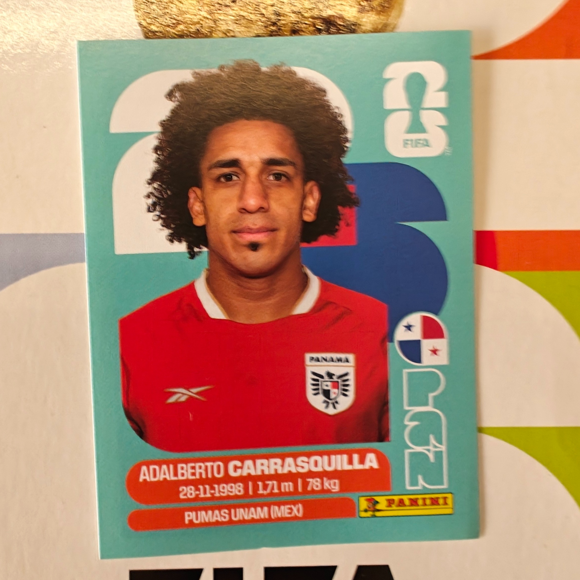 PAN12 - Panama - Adalberto Carrasquilla - FIFA World Cup 2026™ - Panini Sticker