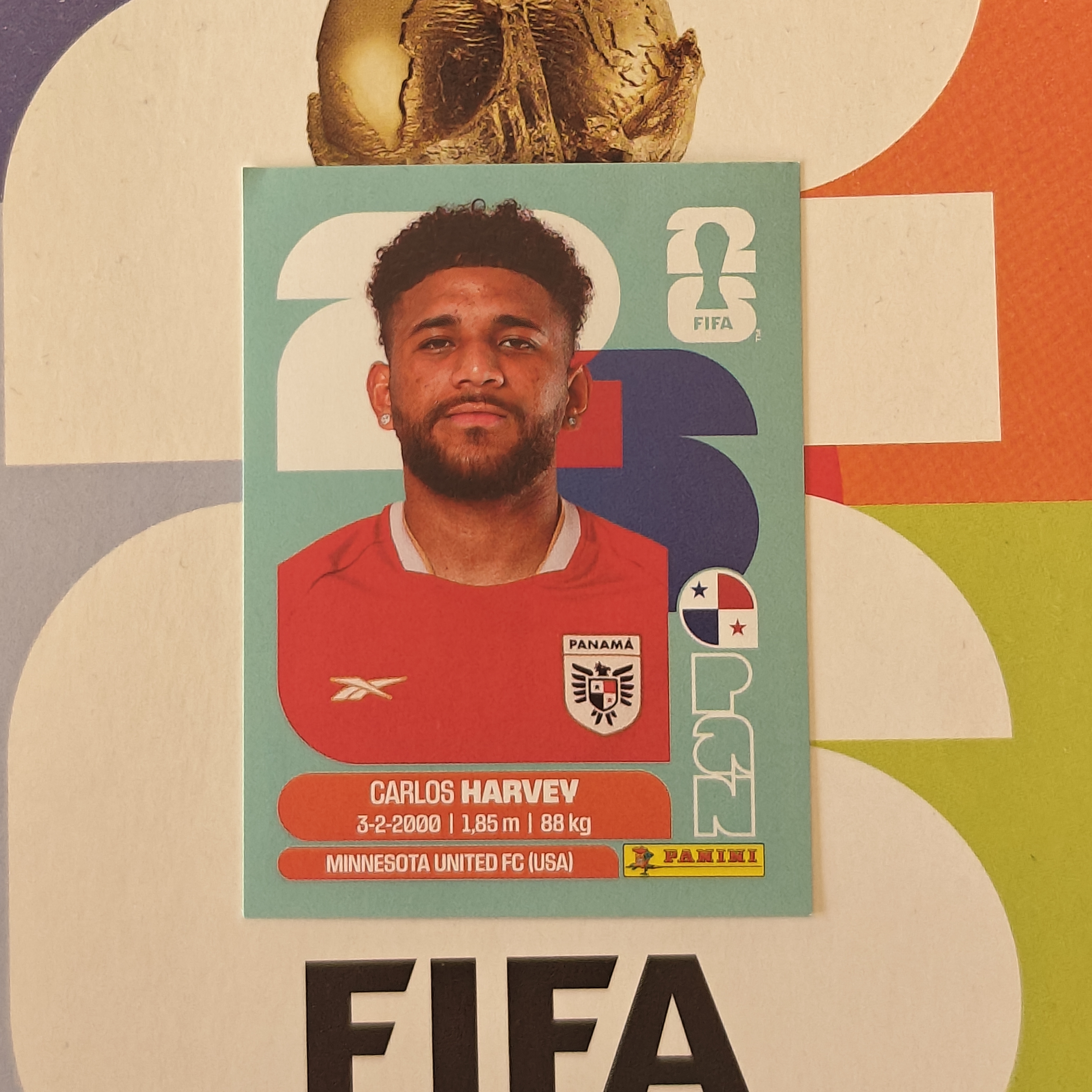 PAN15 - Panama - Carlos Harvey - FIFA World Cup 2026™ - Panini Sticker
