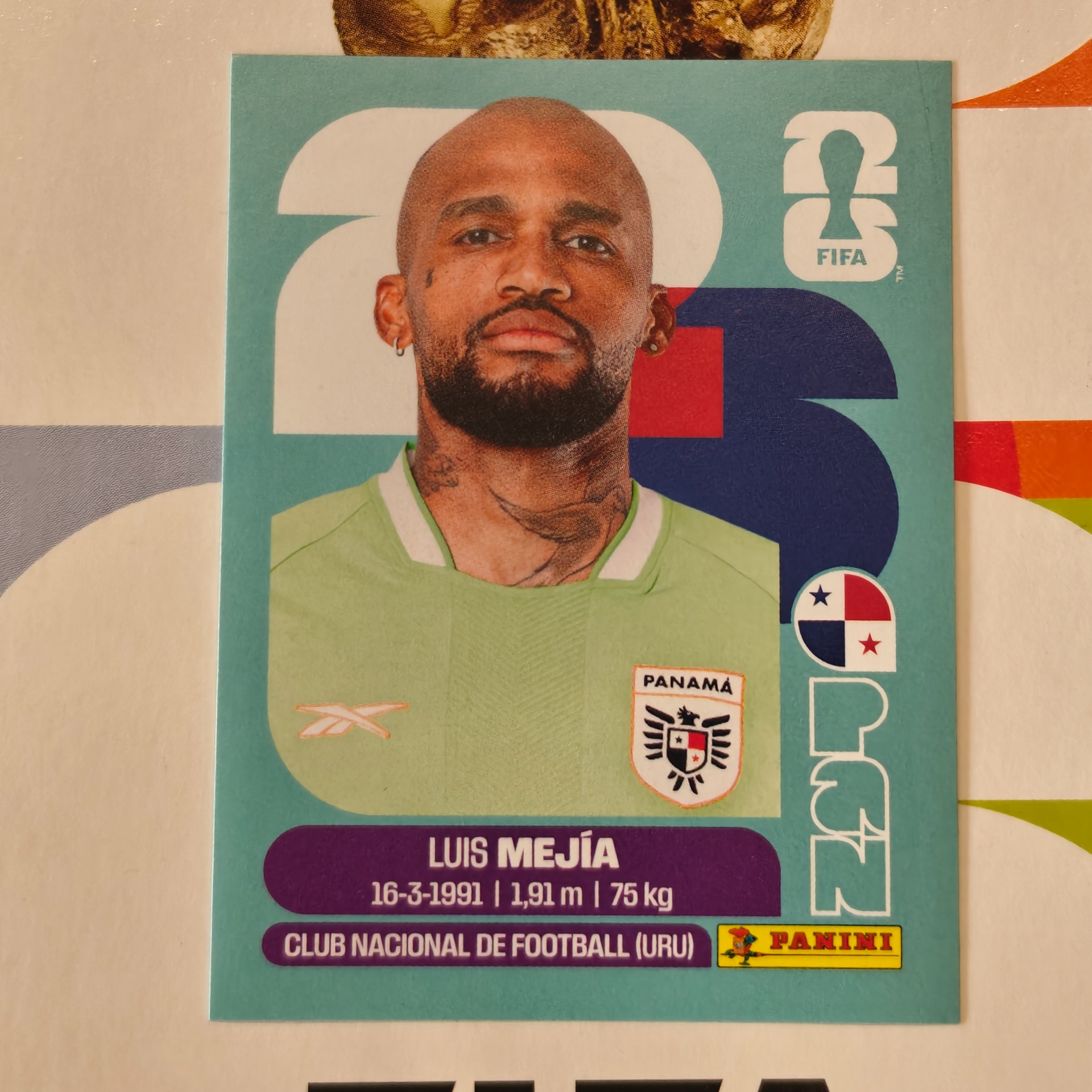 PAN3 - Panama - Luis Mejia - FIFA World Cup 2026™ - Panini Sticker
