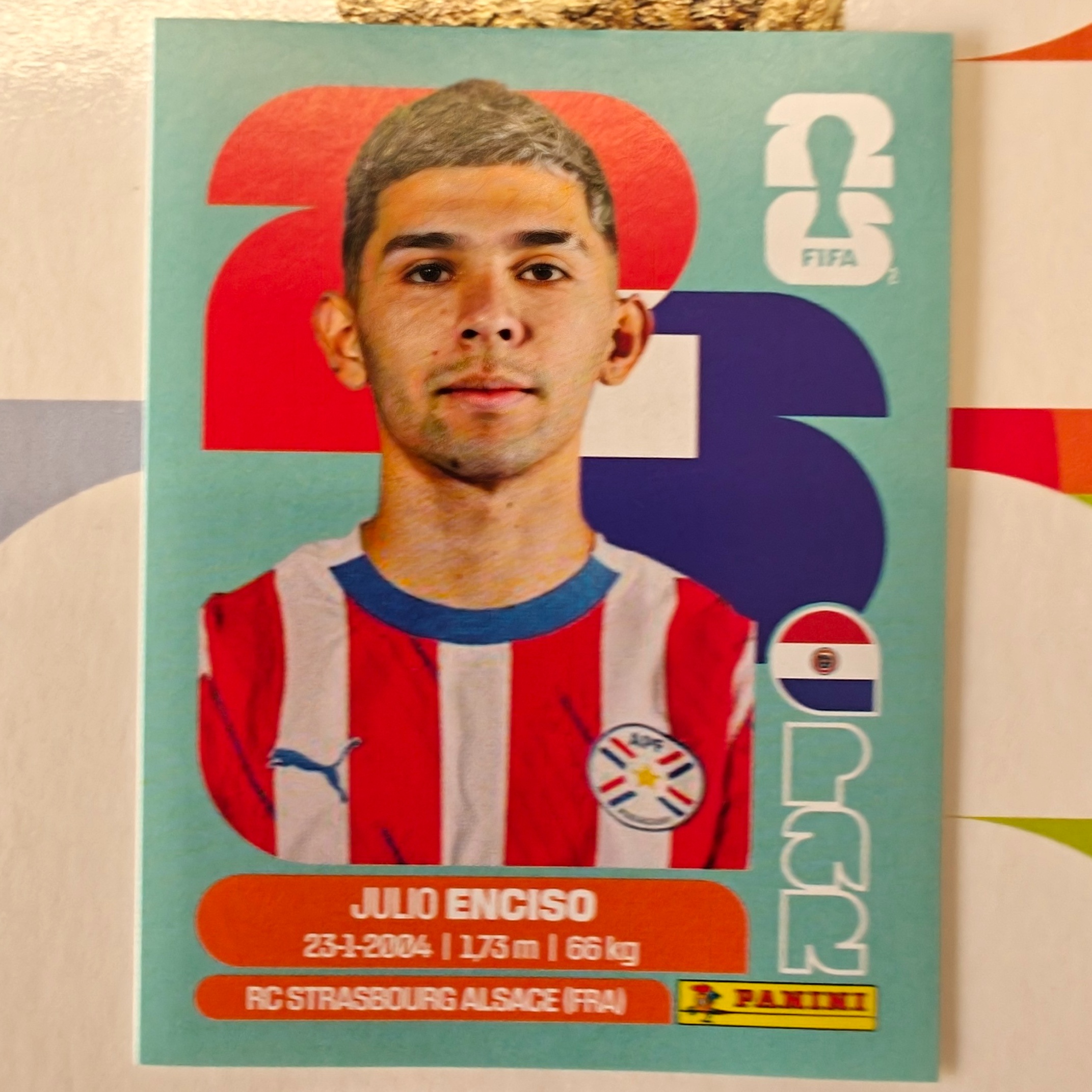 PAR15 - Paraguay - Julio Enciso - FIFA World Cup 2026™ - Panini Sticker