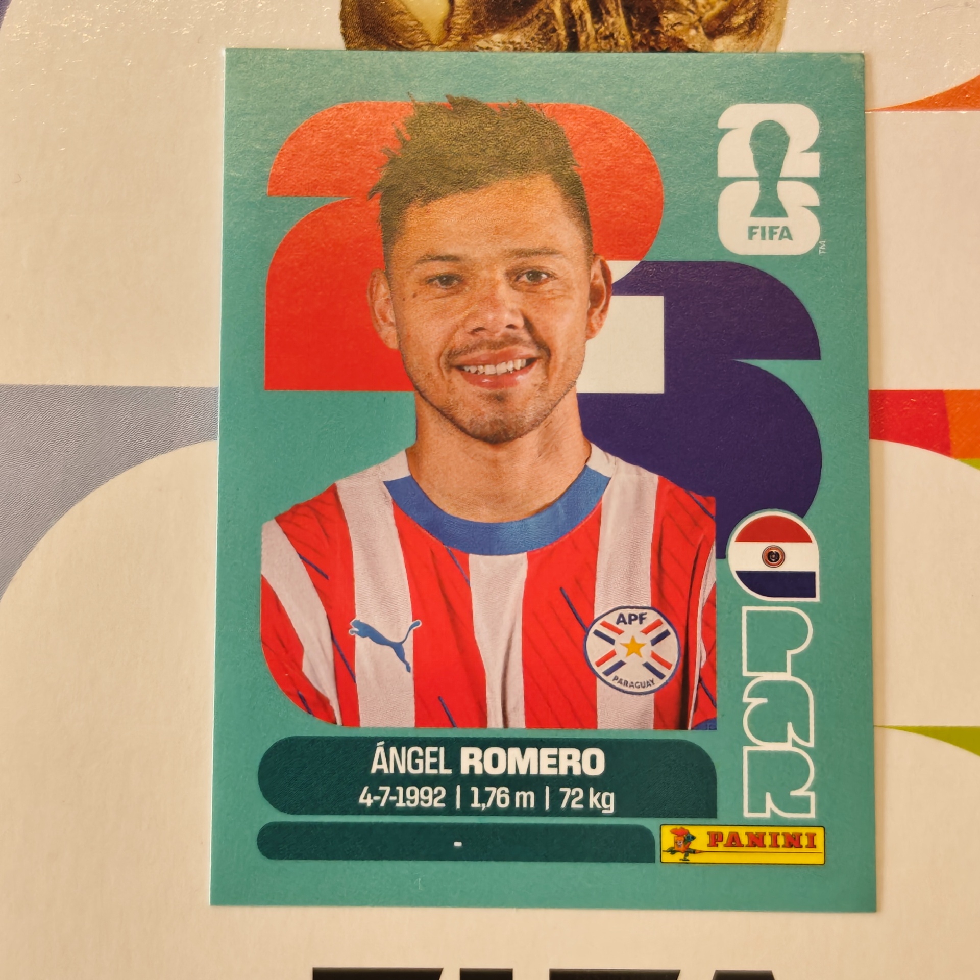 PAR19 - Paraguay - Angel Romero - FIFA World Cup 2026™ - Panini Sticker