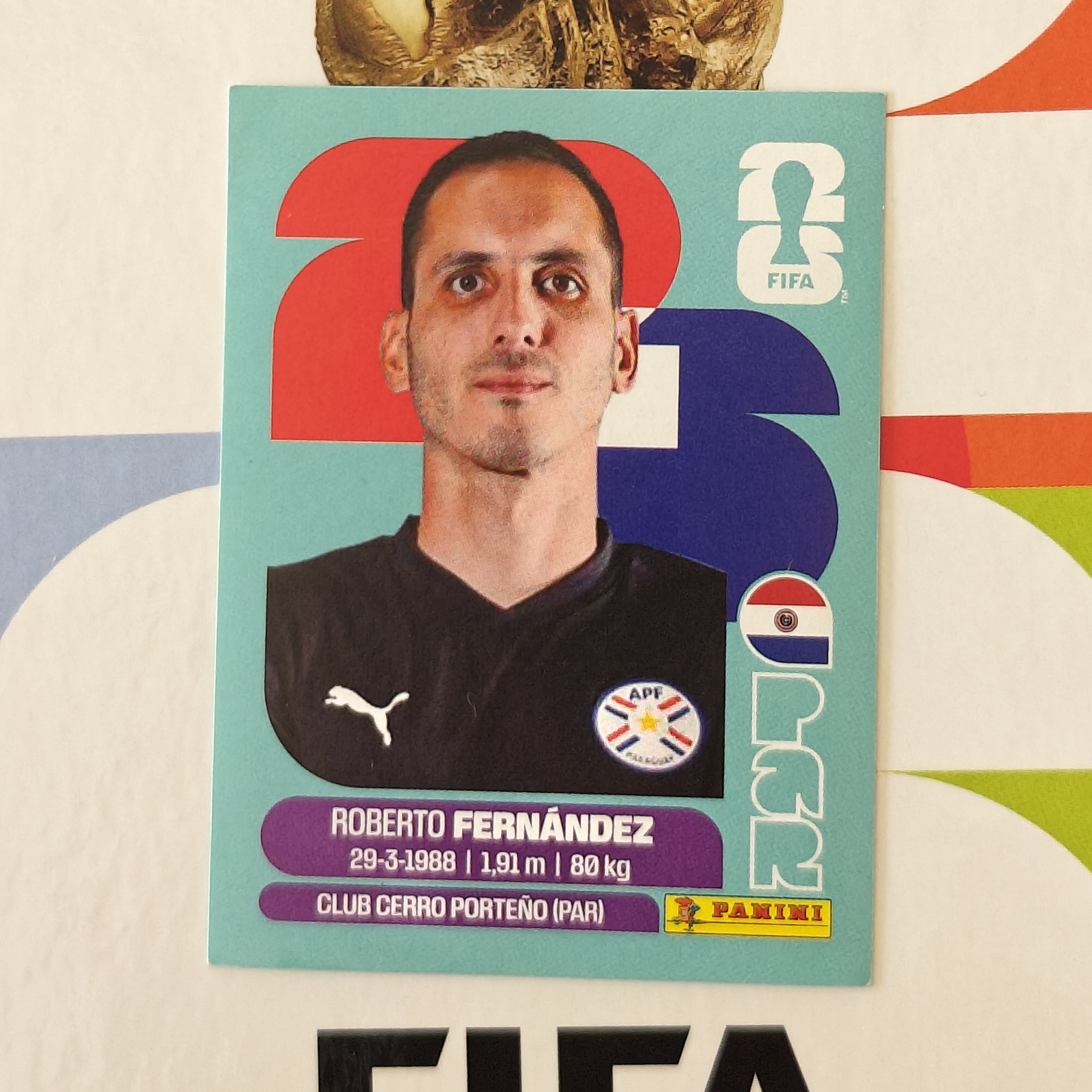 PAR2 - Paraguay - Roberto Fernandez - FIFA World Cup 2026™ - Panini Sticker