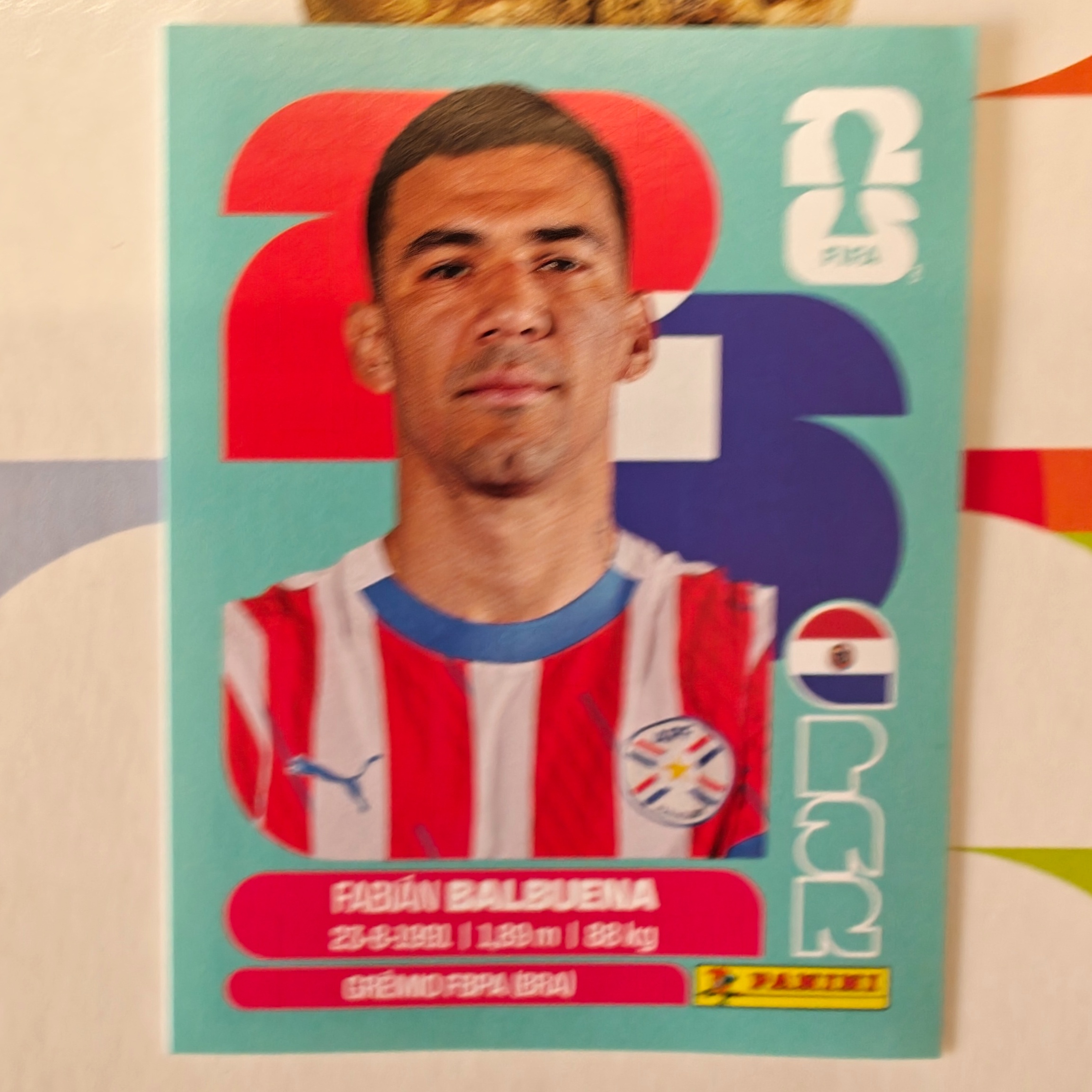 PAR5 - Paraguay - Fabián Balbuena - FIFA World Cup 2026™ - Panini Sticker
