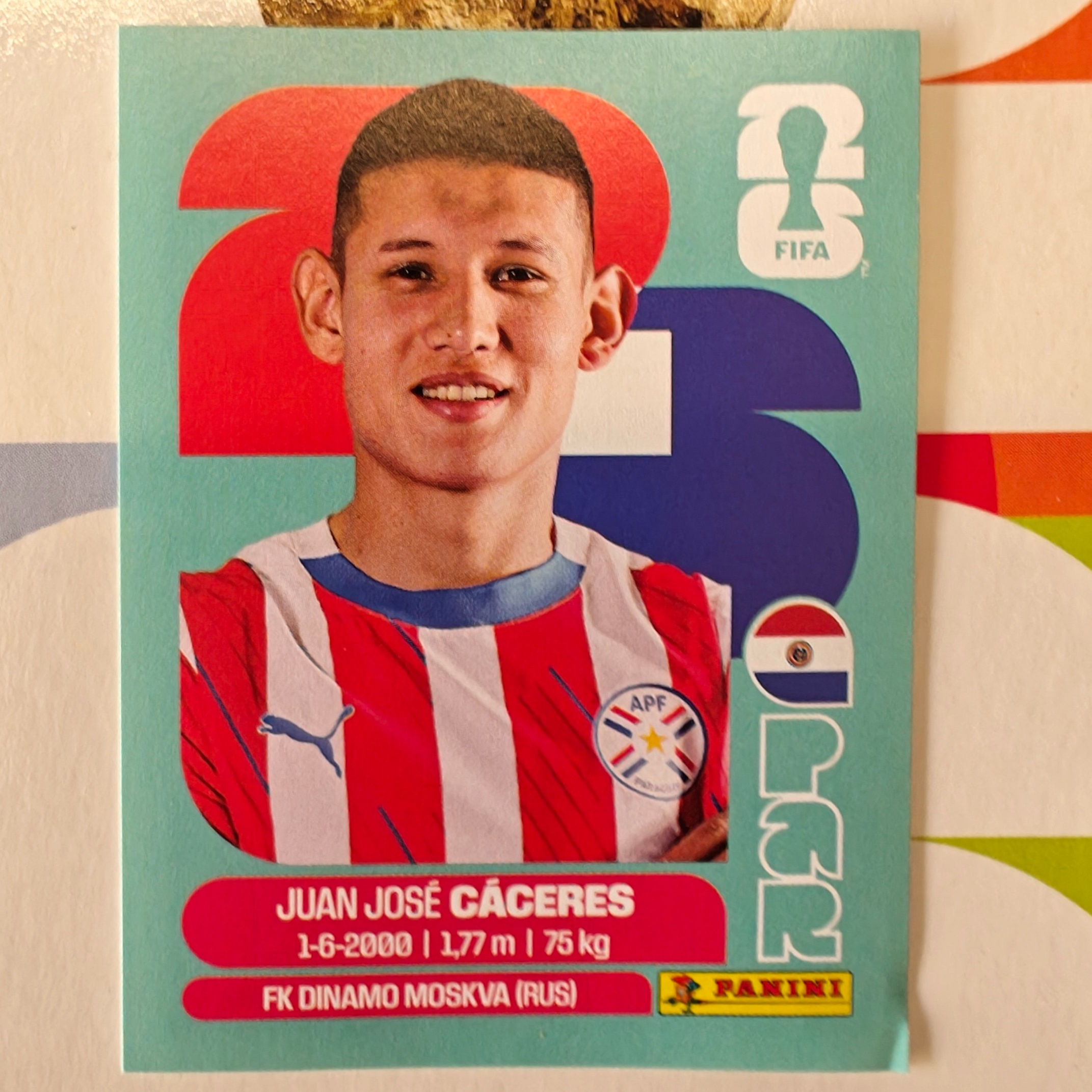 PAR6 - Paraguay - Juan José Cáceres - FIFA World Cup 2026™ - Panini Sticker