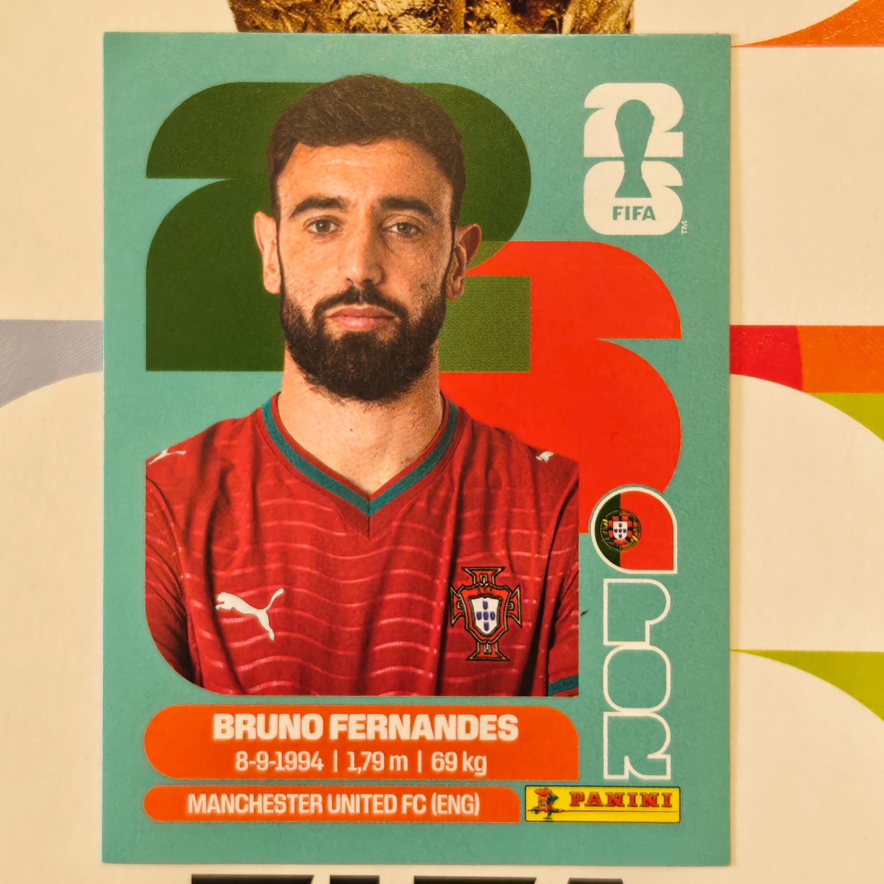 POR10 - Portugal - Bruno Fernandes - FIFA World Cup 2026™ - Panini Sticker