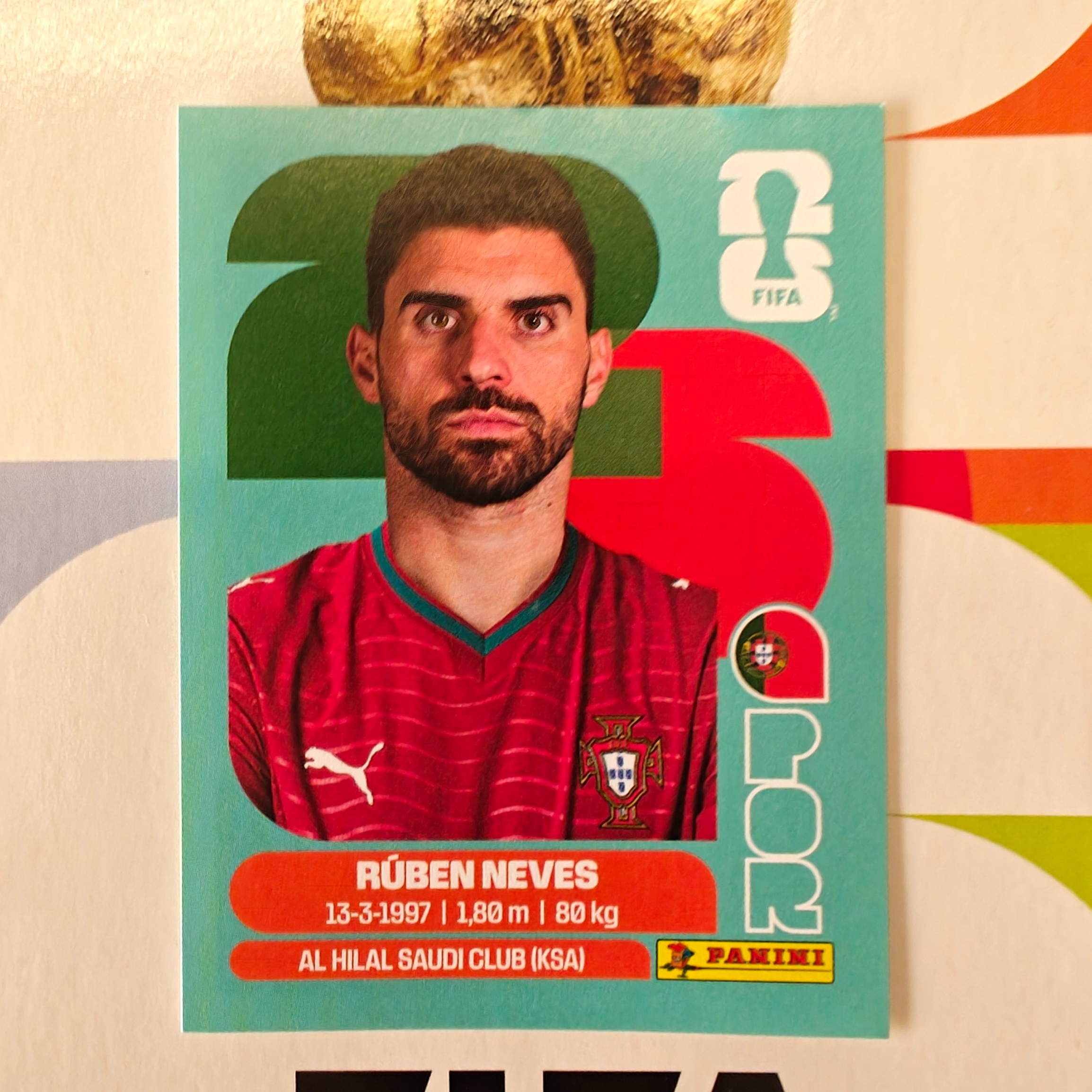 POR11 - Portugal - Ruben Neves - FIFA World Cup 2026™ - Panini Sticker