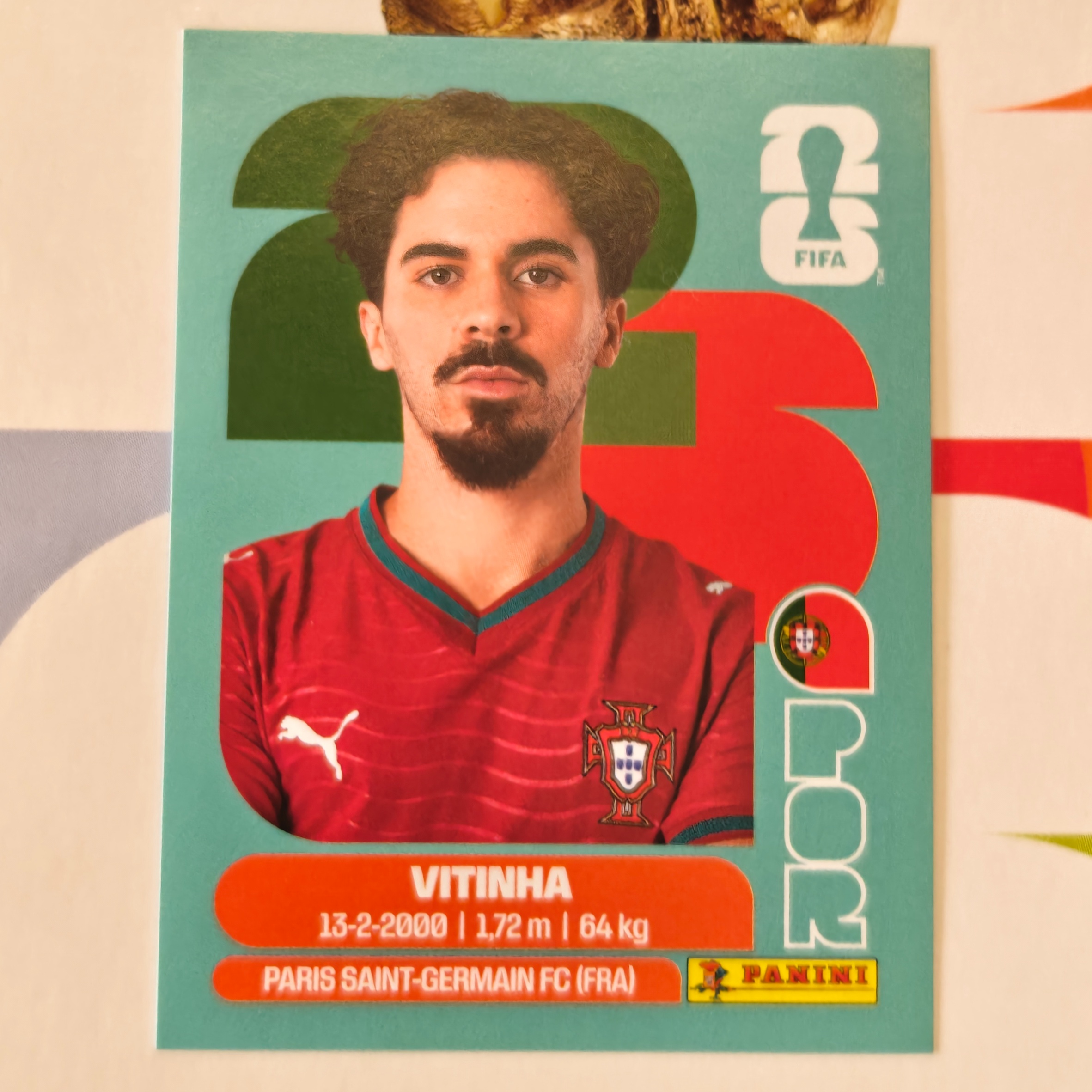 POR12 - Portugal - Vitinha - FIFA World Cup 2026™ - Panini Sticker