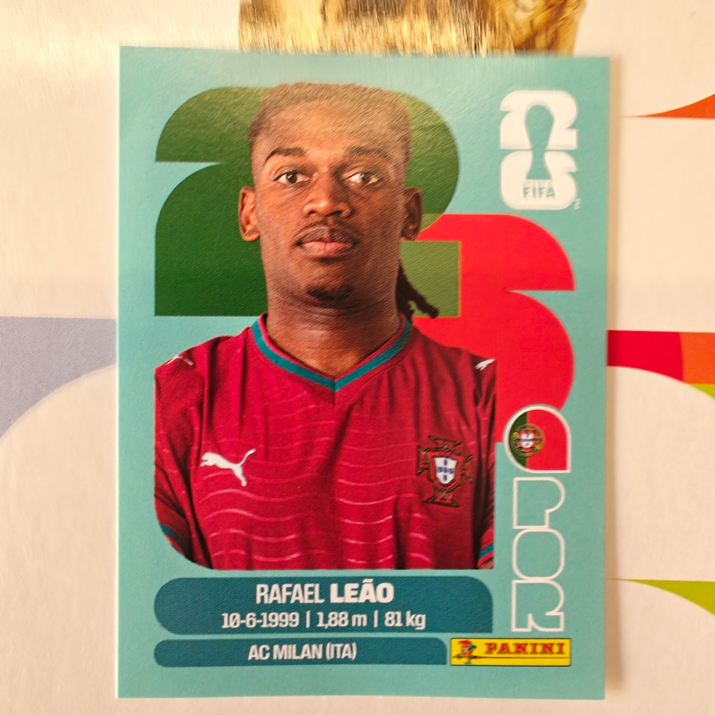 POR20 - Portugal - Rafael Leão - FIFA World Cup 2026™ - Panini Sticker