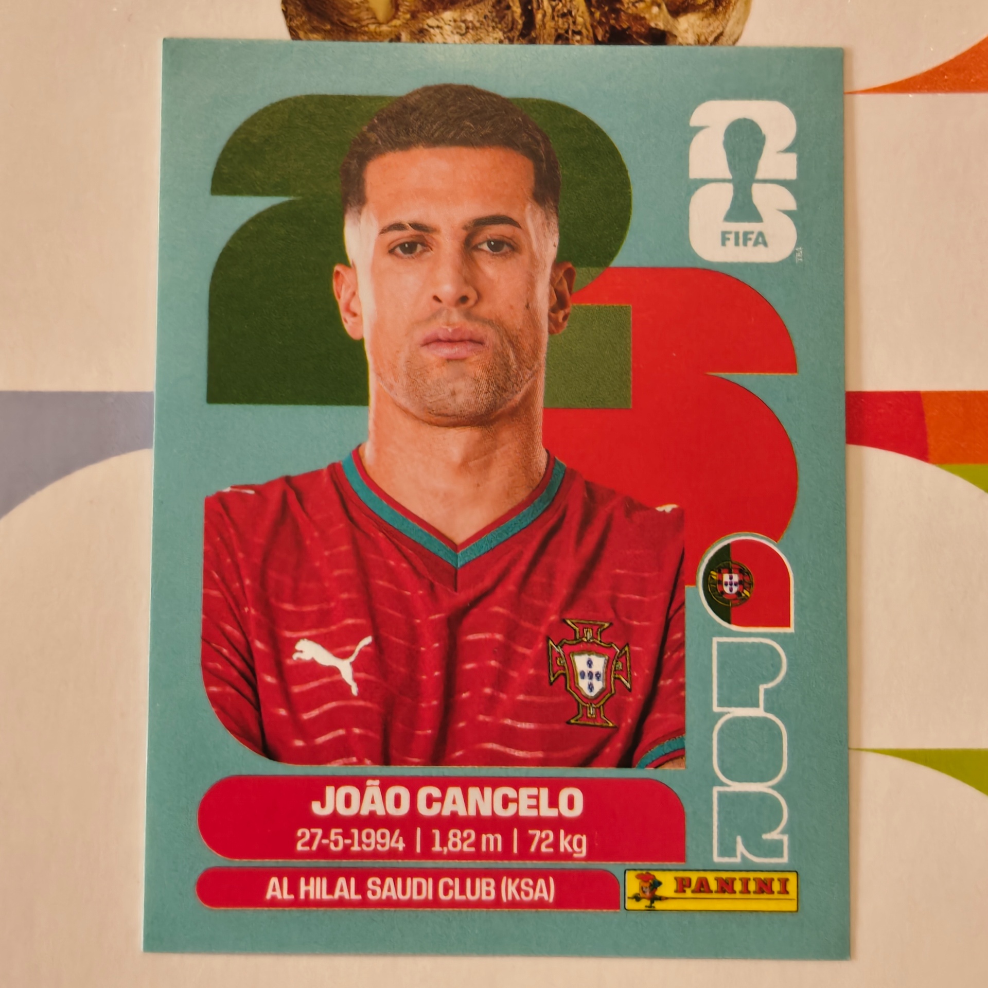 POR5 - Portugal - João Cancelo - FIFA World Cup 2026™ - Panini Sticker