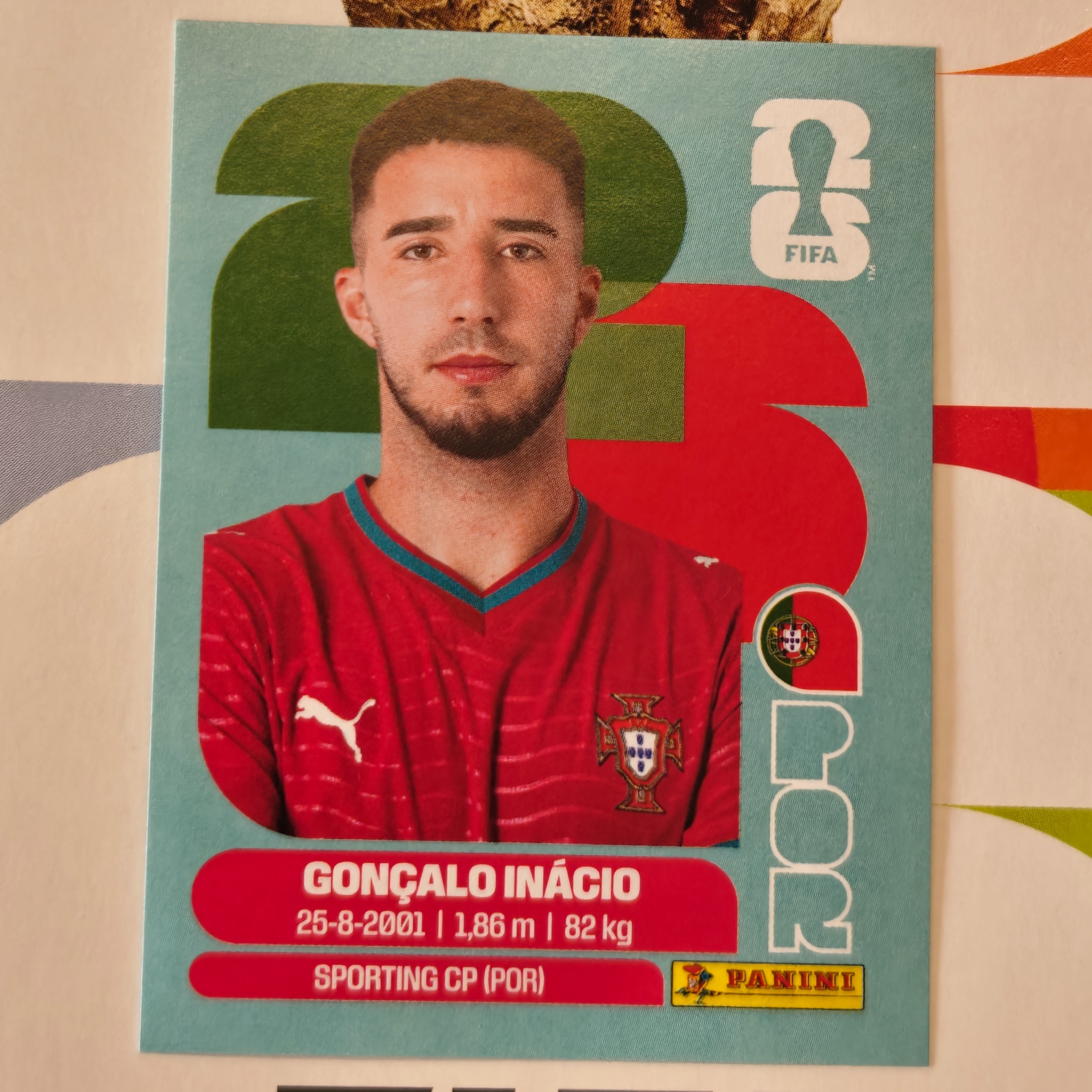 POR8 - Portugal - Gonçalo Inácio - FIFA World Cup 2026™ - Panini Sticker
