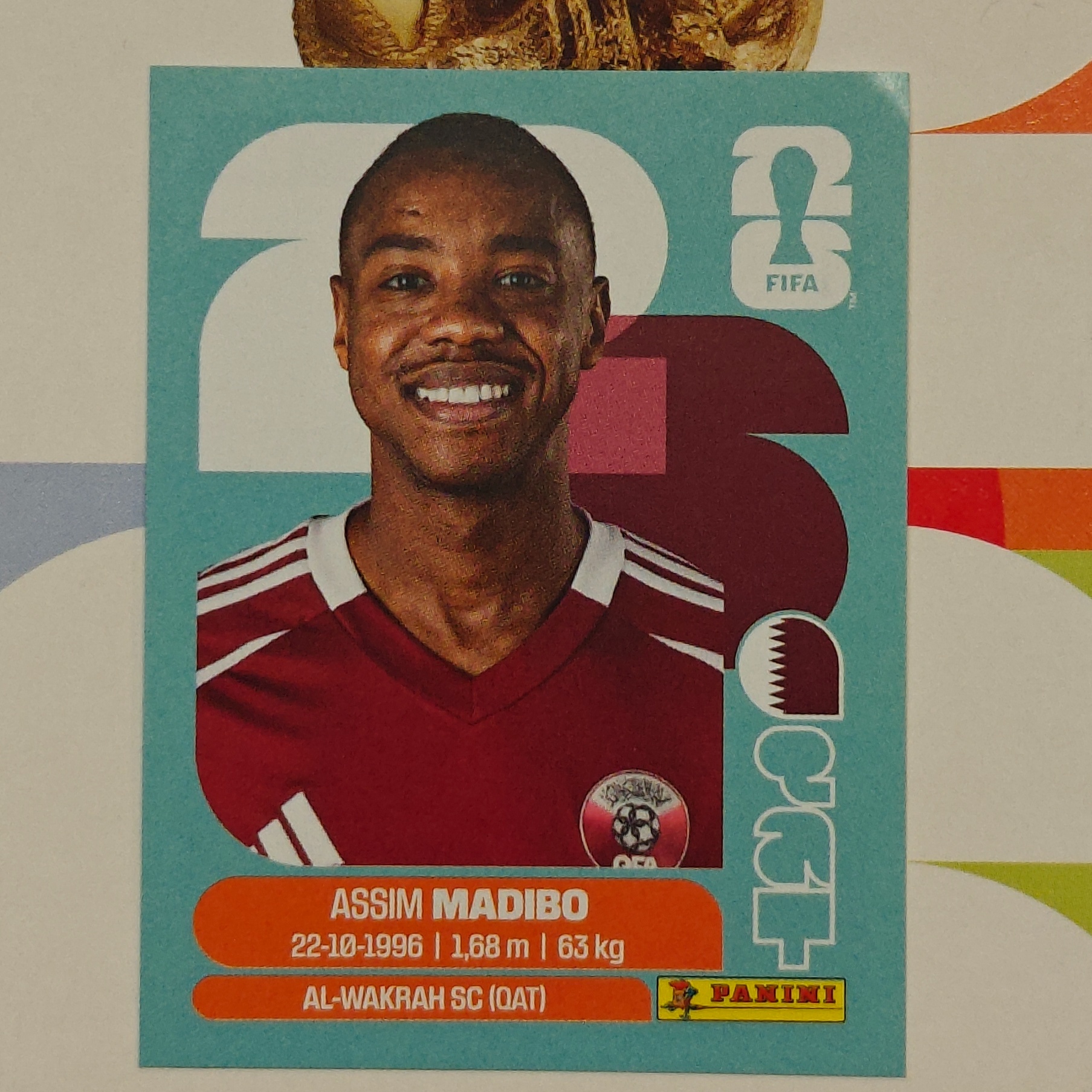 QAT11 - Qatar - Assim Madibo - FIFA World Cup 2026™ - Panini Sticker