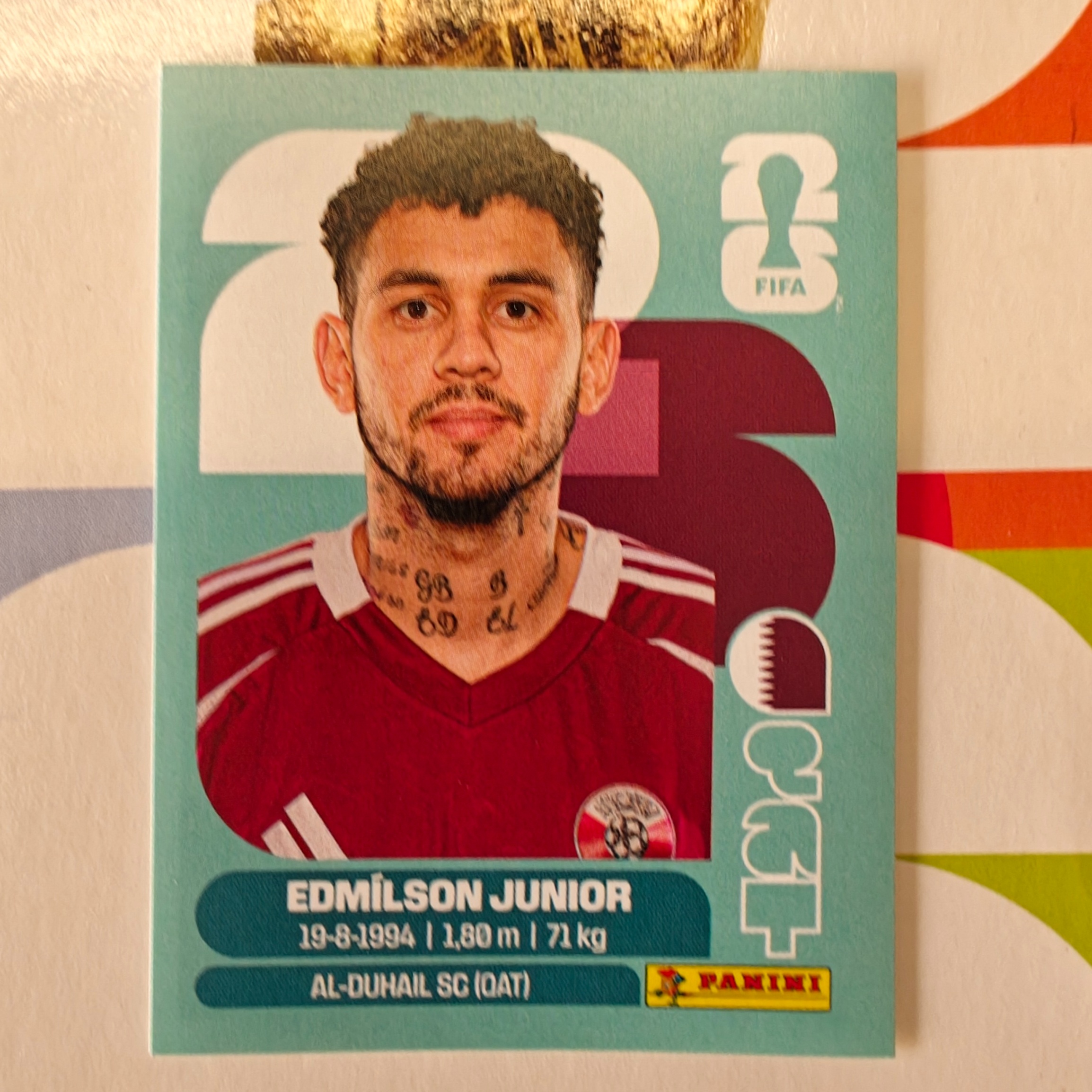 QAT17 - Qatar - Edmilson Junior - FIFA World Cup 2026™ - Panini Sticker