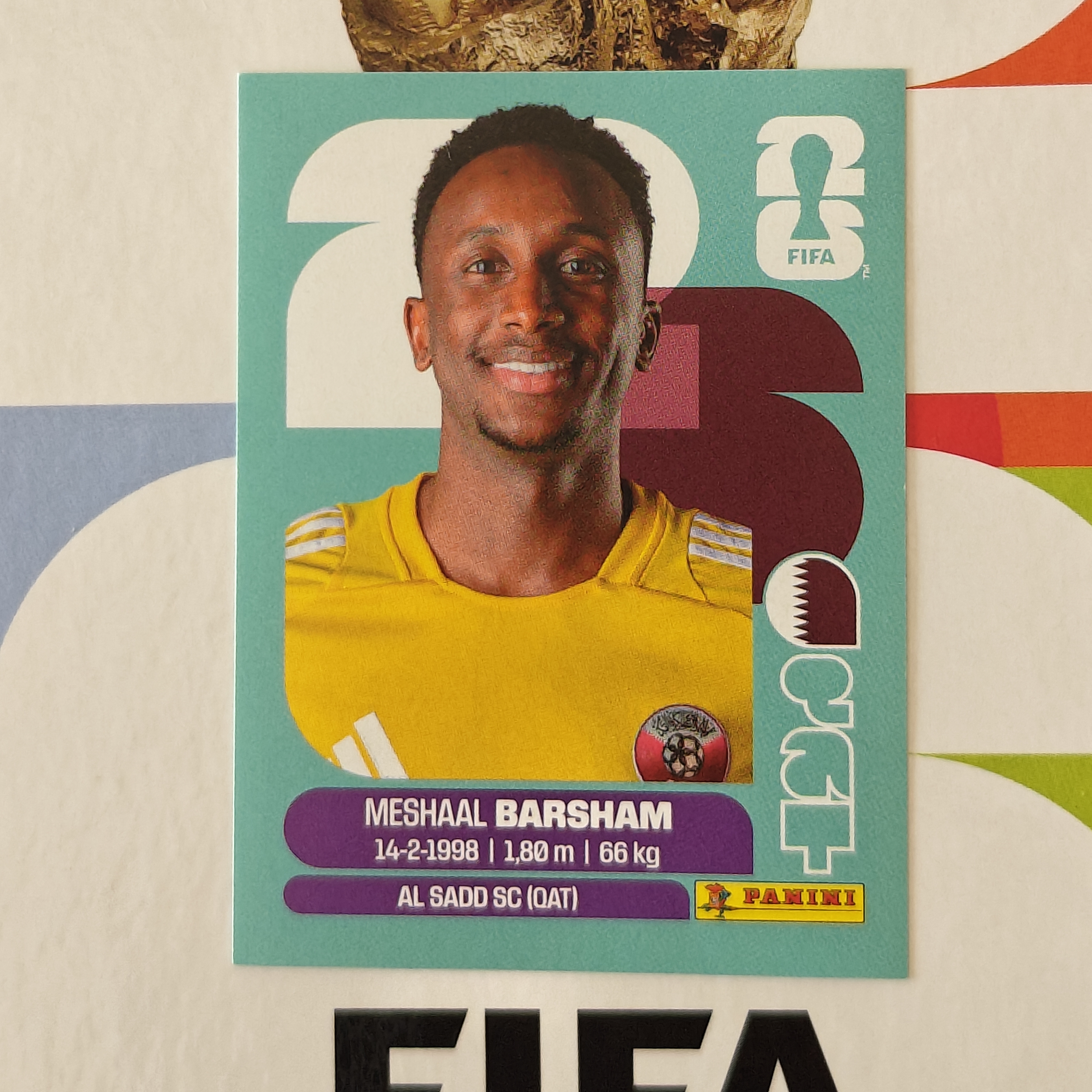 QAT2 - Qatar - Meshaal Barsham - FIFA World Cup 2026™ - Panini Sticker