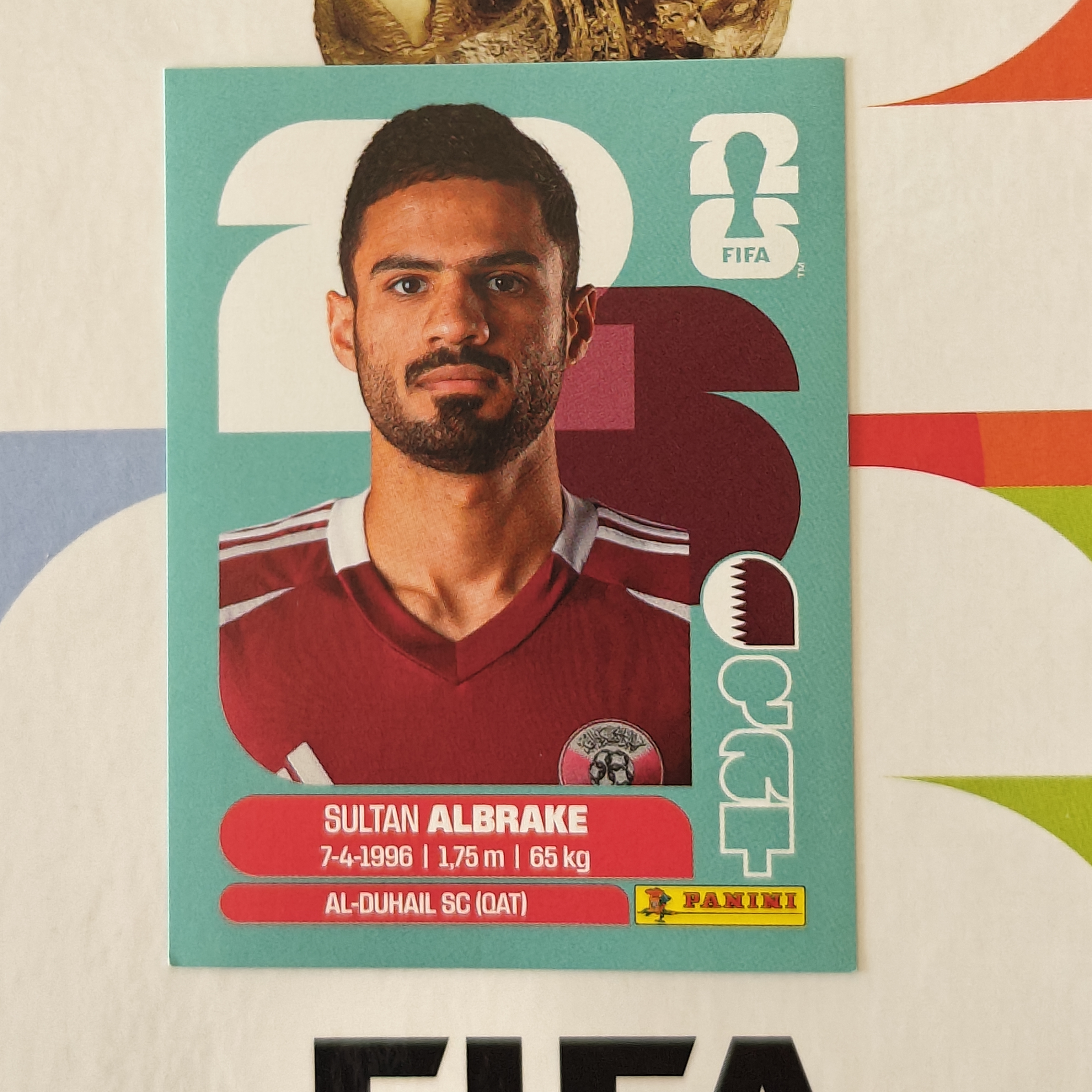 QAT3 - Qatar - Sultan Albrake - FIFA World Cup 2026™ - Panini Sticker