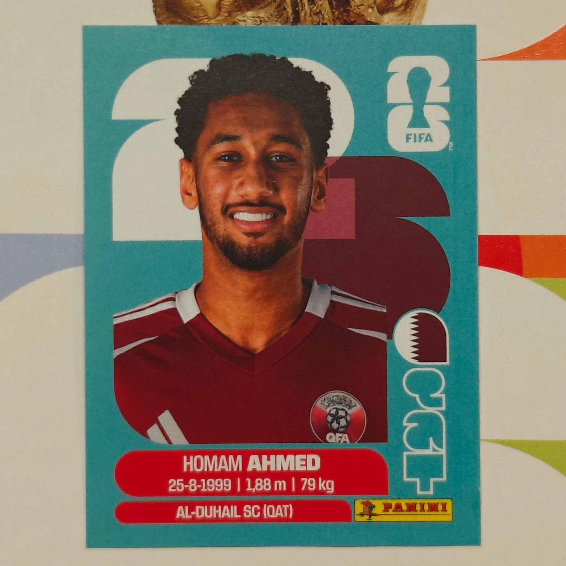 QAT5 - Qatar - Homam Ahmed - FIFA World Cup 2026™ - Panini Sticker