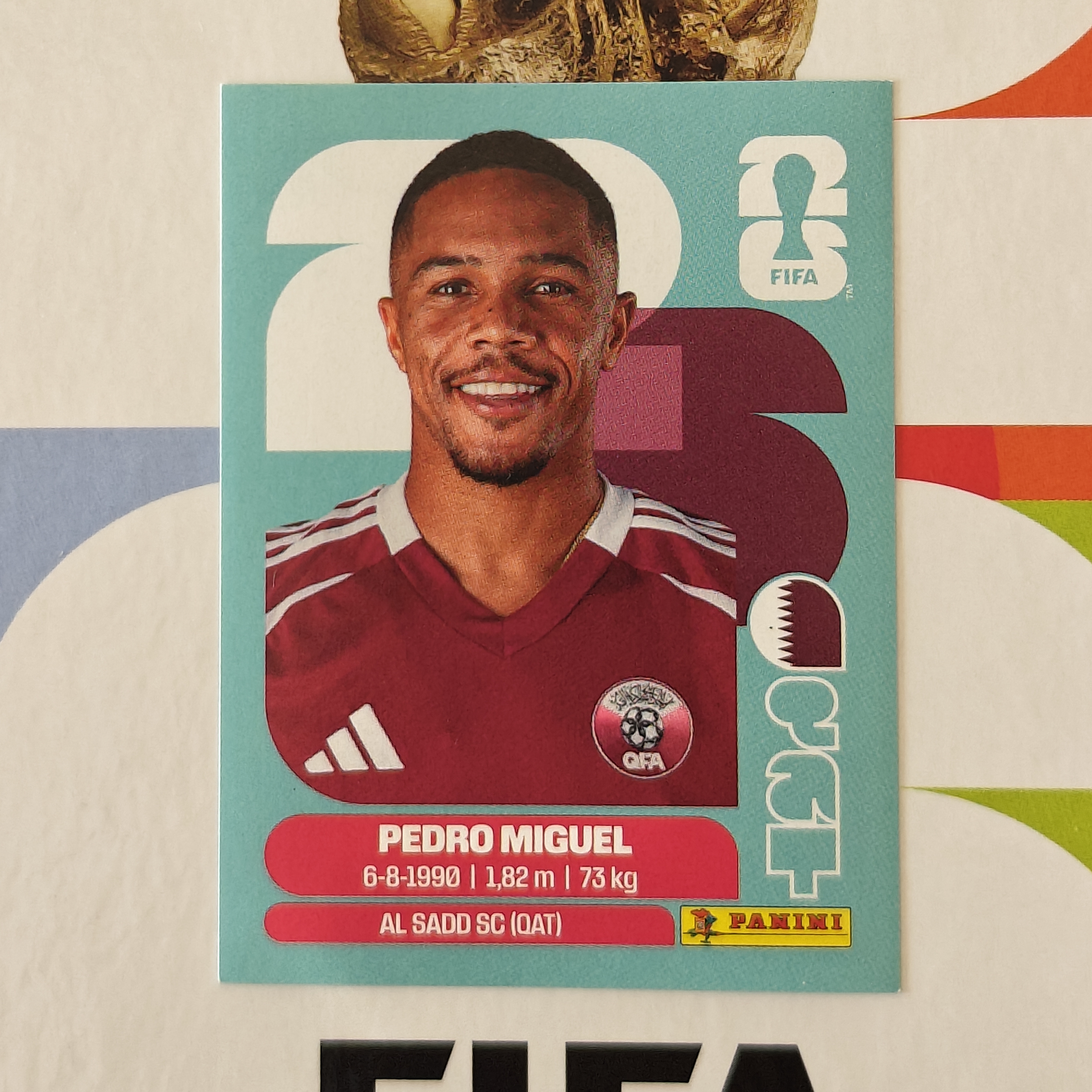 QAT7 - Qatar - Pedro Miguel - FIFA World Cup 2026™ - Panini Sticker