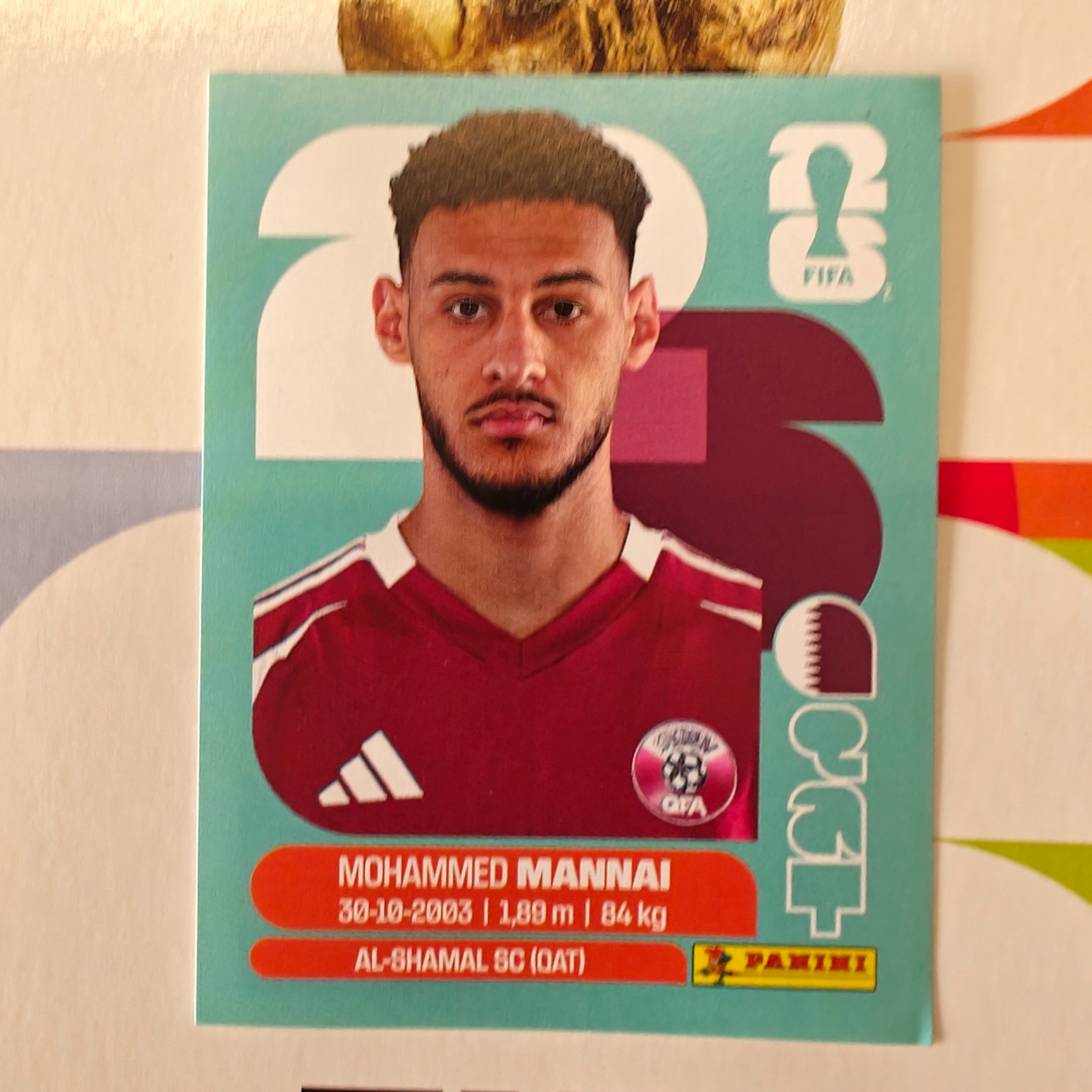 QAT9 - Qatar - Mohamed Al-Mannai - FIFA World Cup 2026™ - Panini Sticker