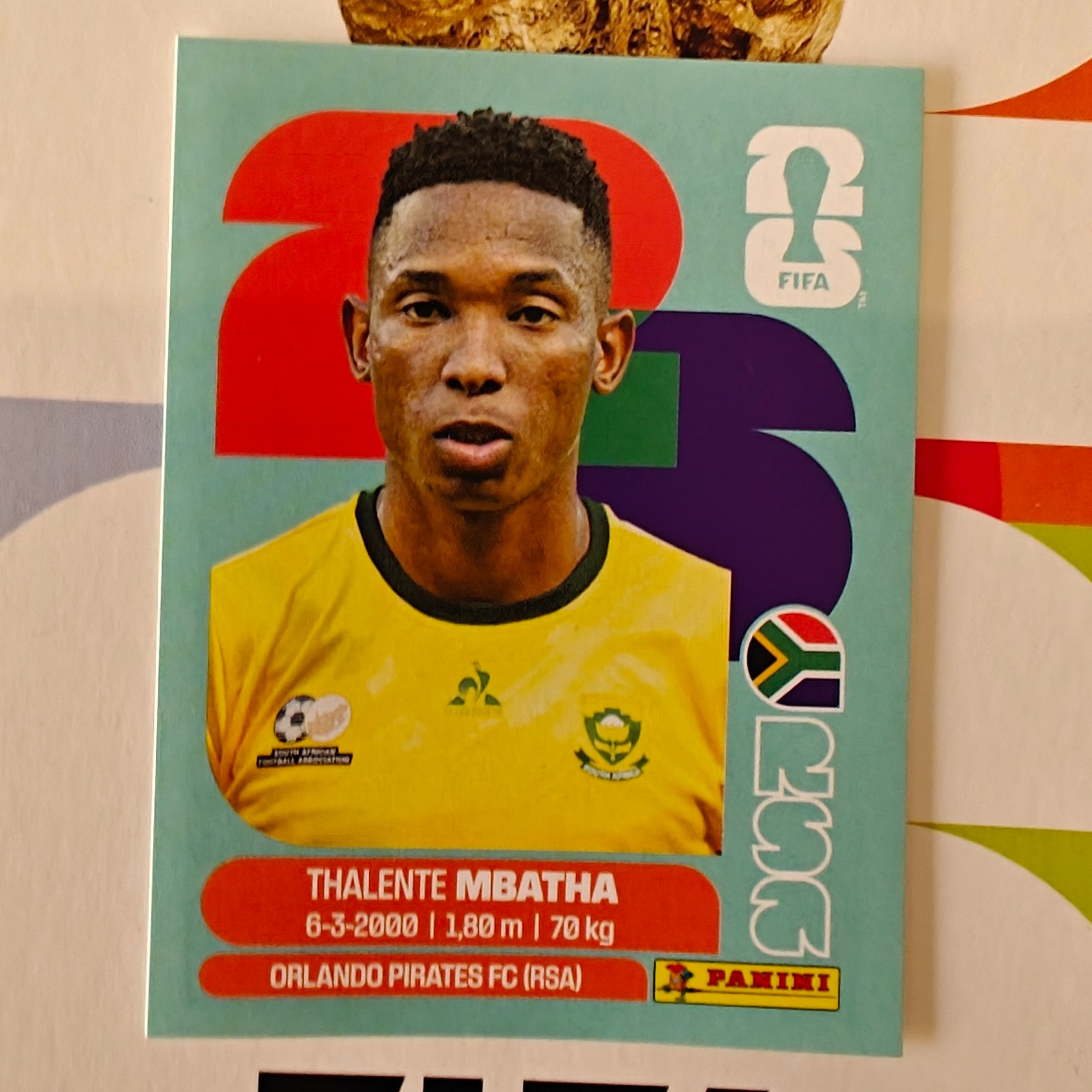 RSA12 - South Africa - Thalente Mbatha - FIFA World Cup 2026™ - Panini Sticker