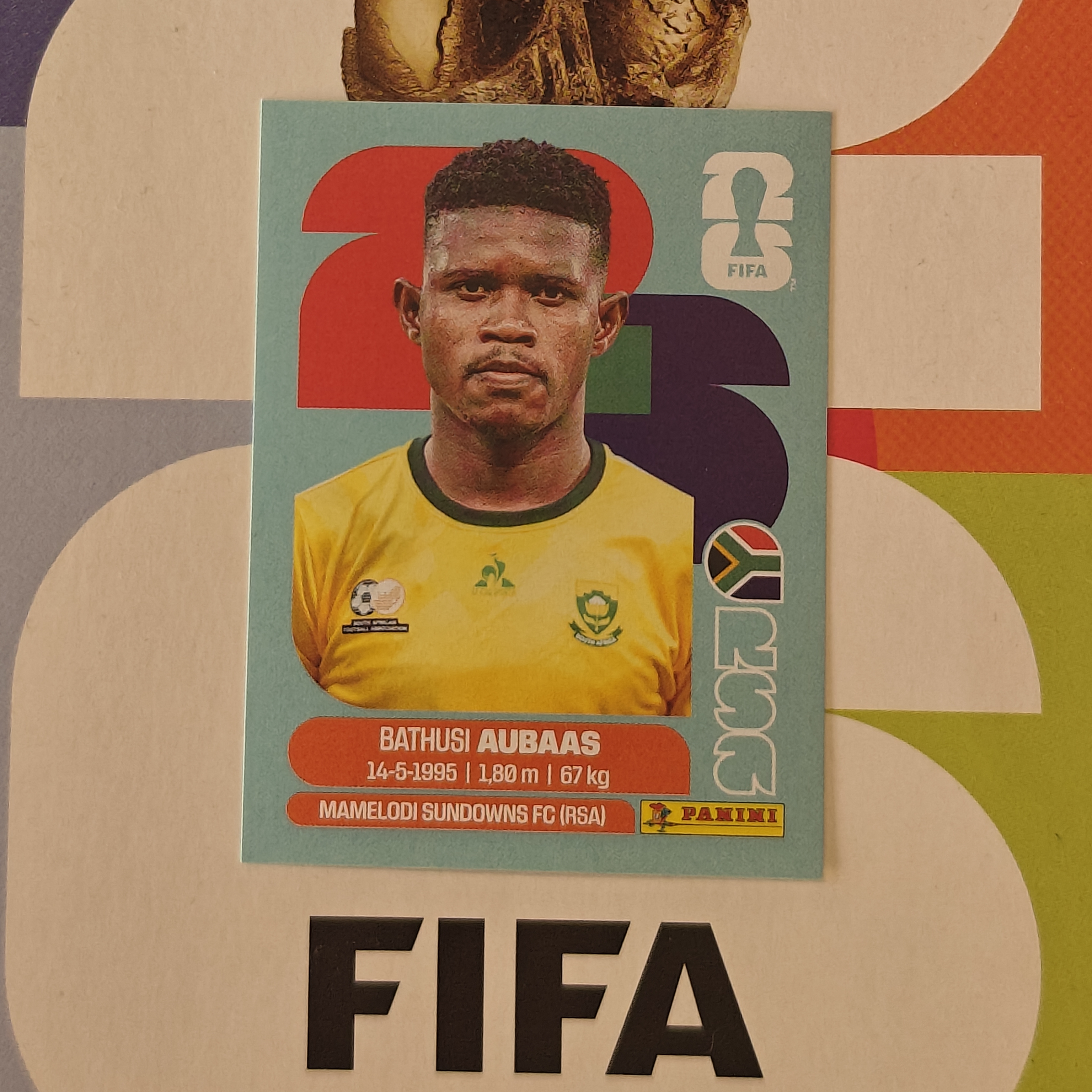 RSA14 - South Africa - Bathusi Aubaas - FIFA World Cup 2026™ - Panini Sticker