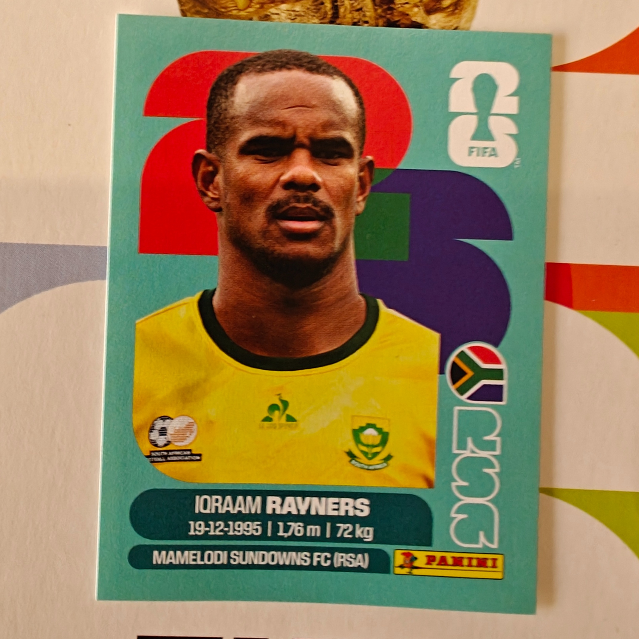 RSA18 - South Africa - Iqraam Rayners - FIFA World Cup 2026™ - Panini Sticker