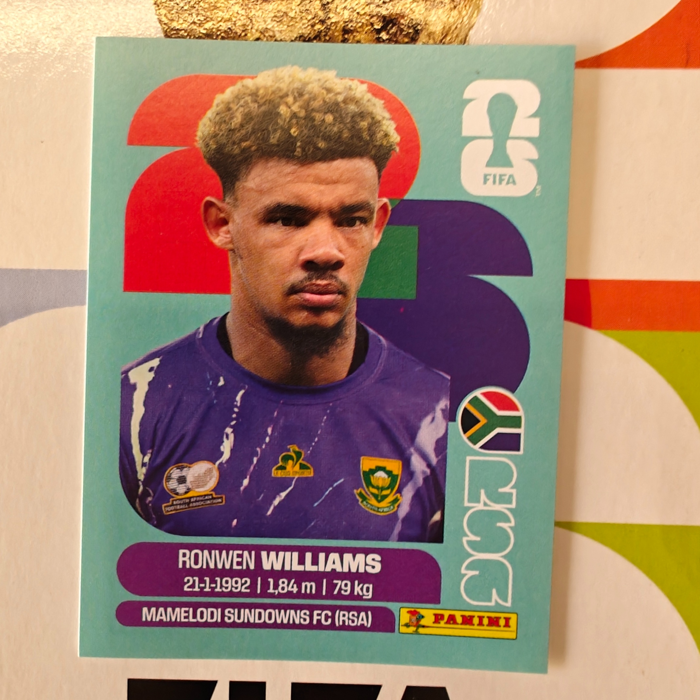 RSA2 - South Africa - Ronwen Williams - FIFA World Cup 2026™ - Panini Sticker