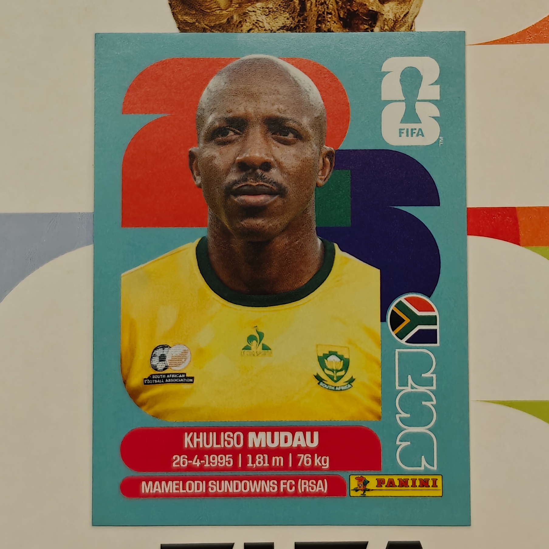 RSA9 - South Africa - Khuliso Mudau - FIFA World Cup 2026™ - Panini Sticker