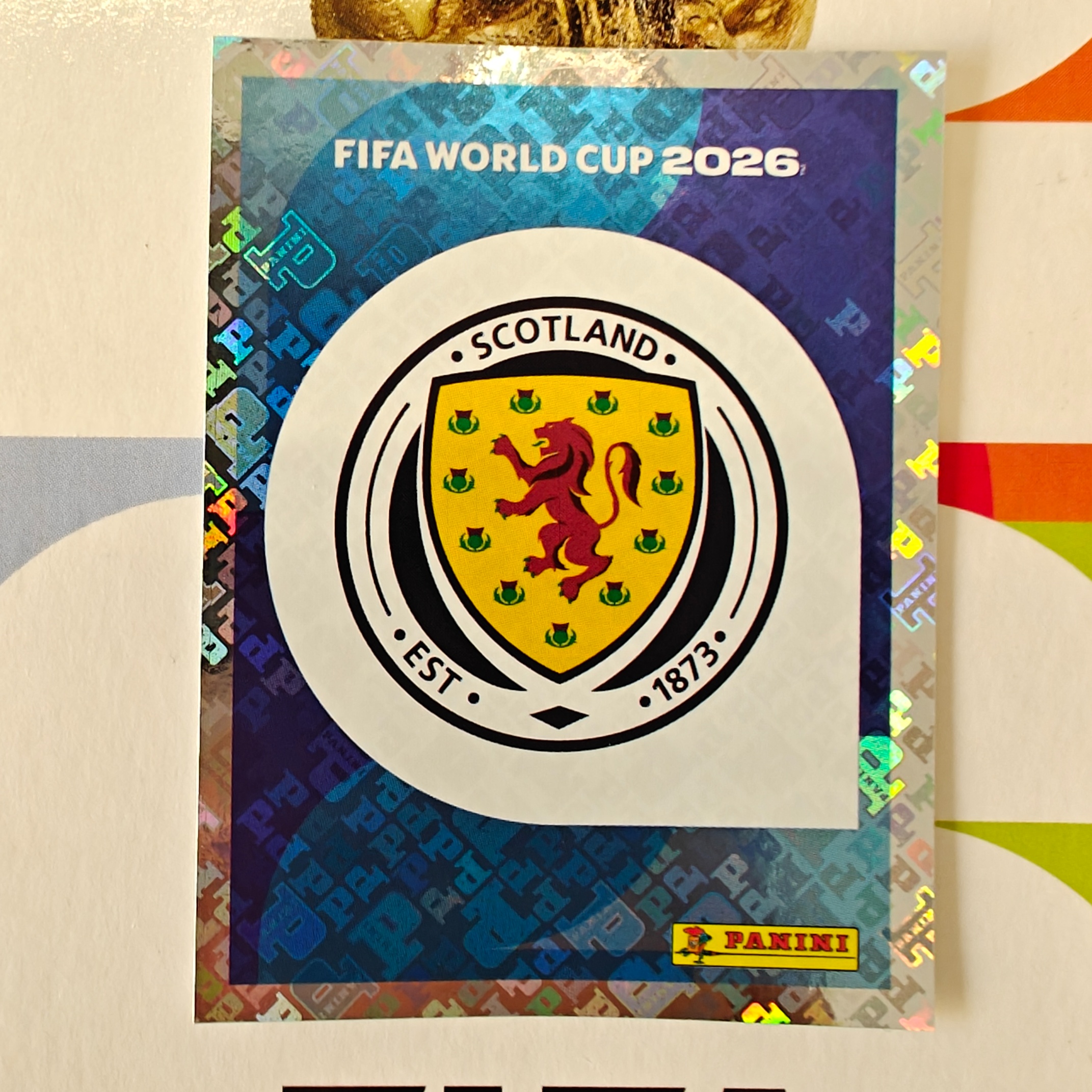 SCO1 - Scotland - Emblem - FIFA World Cup 2026™ - Panini Foil Sticker