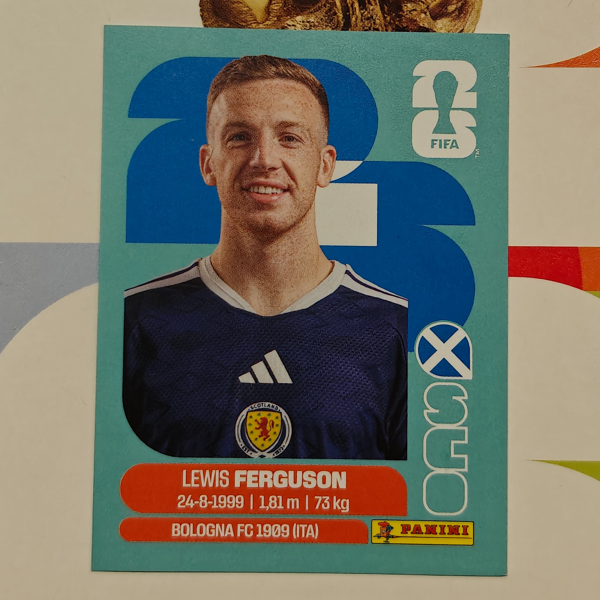 SCO14 - Scotland - Lewis Ferguson - FIFA World Cup 2026™ - Panini Sticker