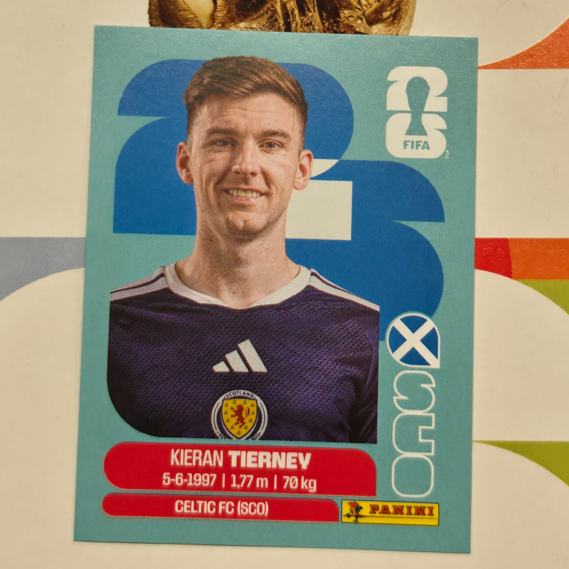 SCO4 - Scotland - Kieran Tierney - FIFA World Cup 2026™ - Panini Sticker