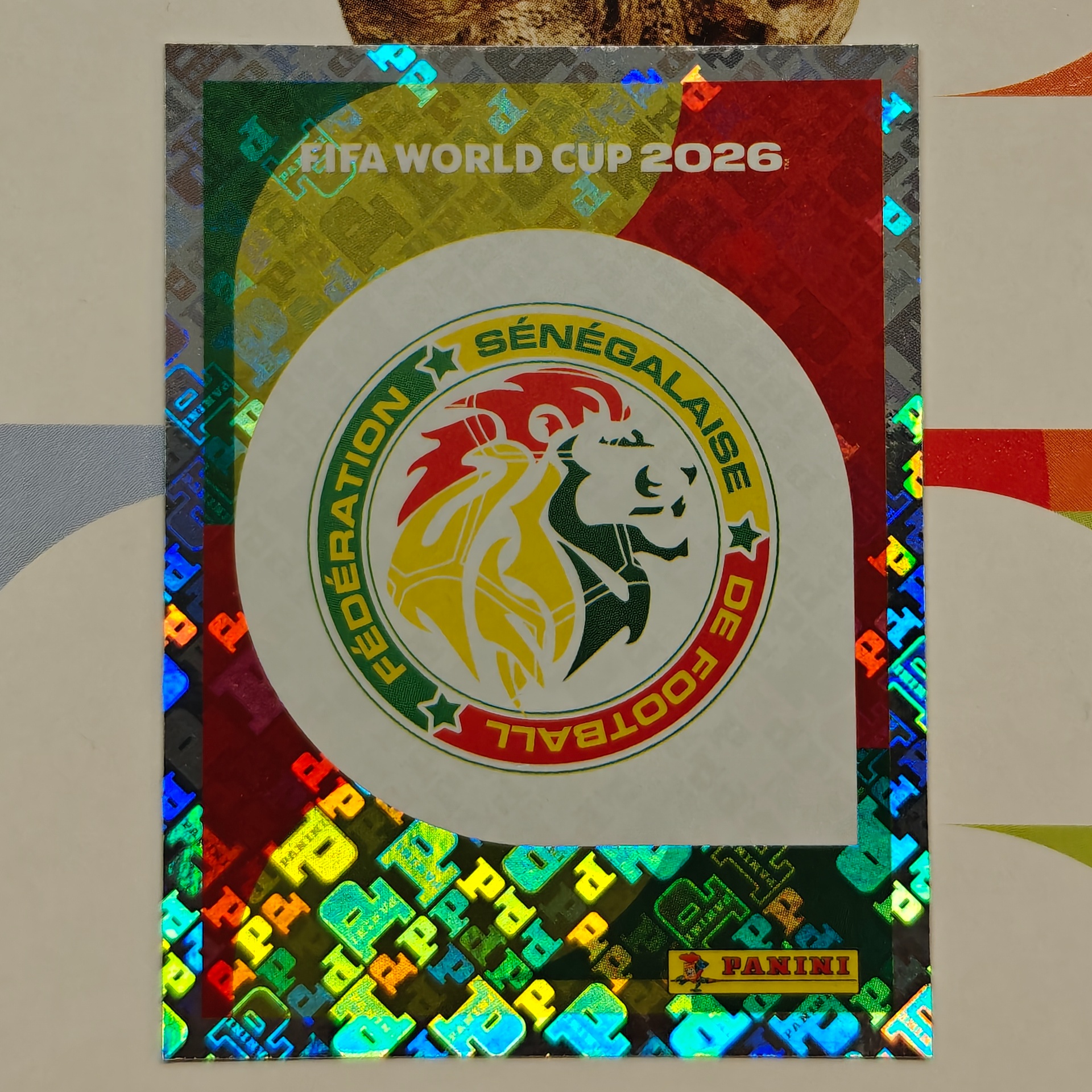 SEN1 - Senegal - Emblem - FIFA World Cup 2026™ - Panini Foil Sticker
