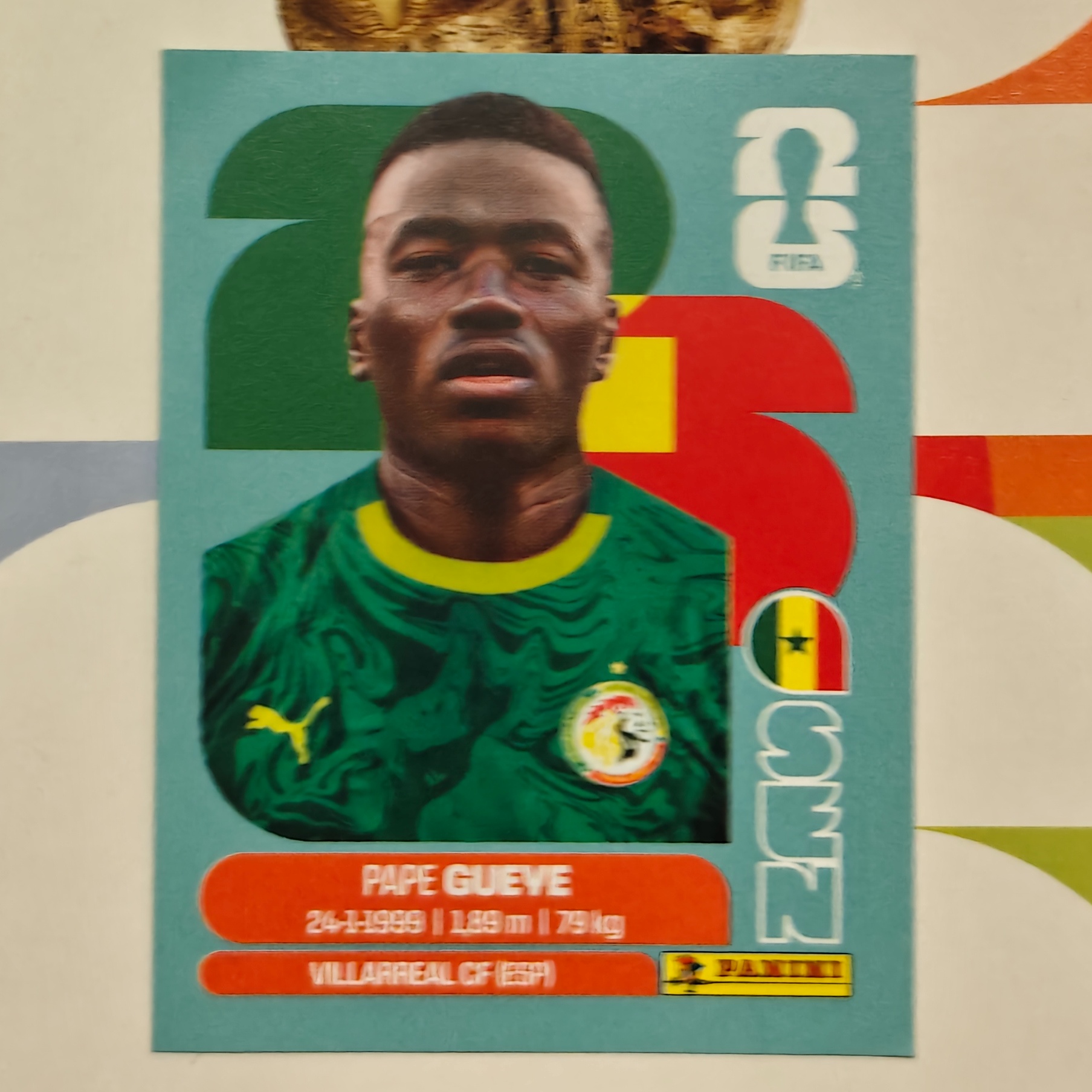 SEN11 - Senegal - Pape Gueye - FIFA World Cup 2026™ - Panini Sticker