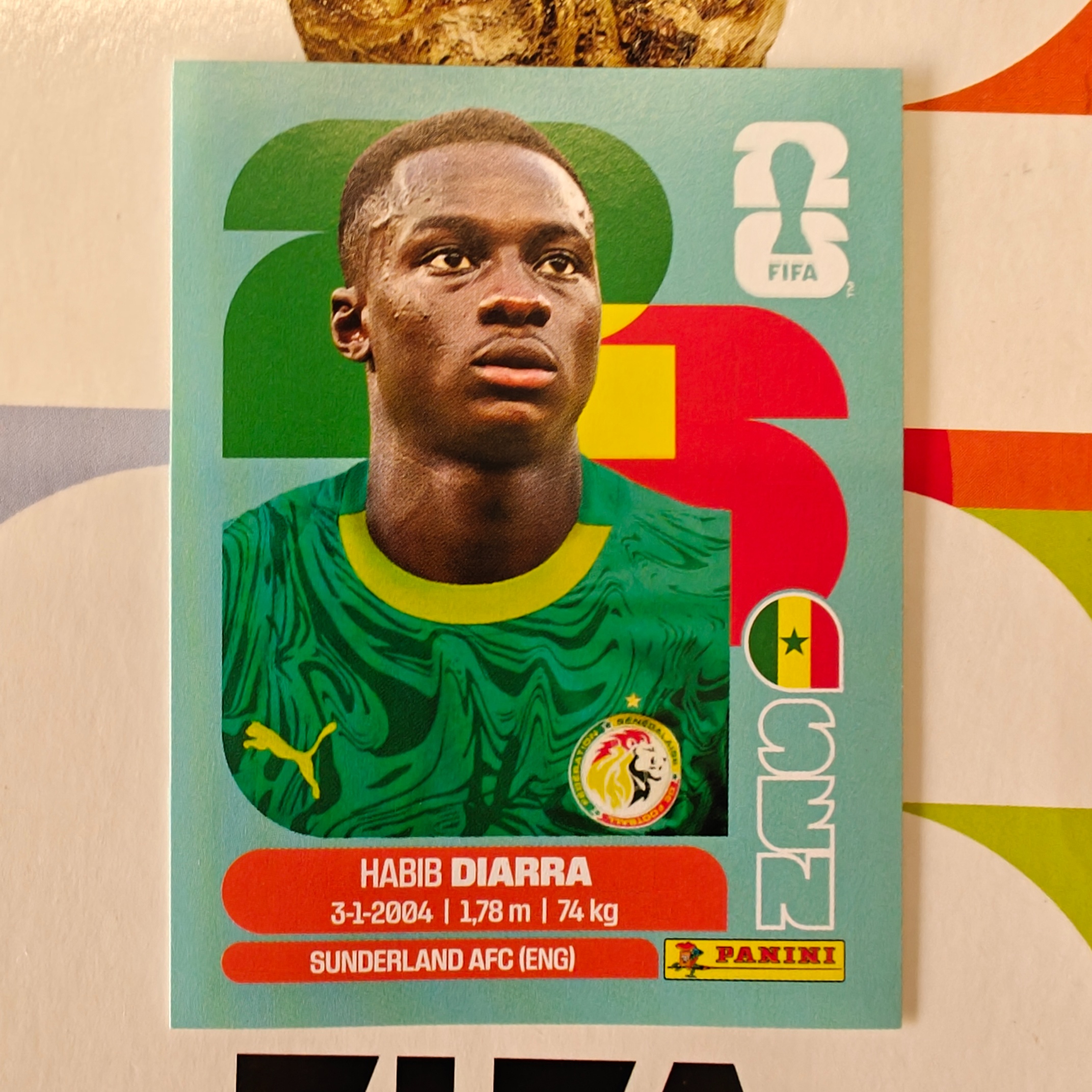 SEN12 - Senegal - Habib Diarra - FIFA World Cup 2026™ - Panini Sticker