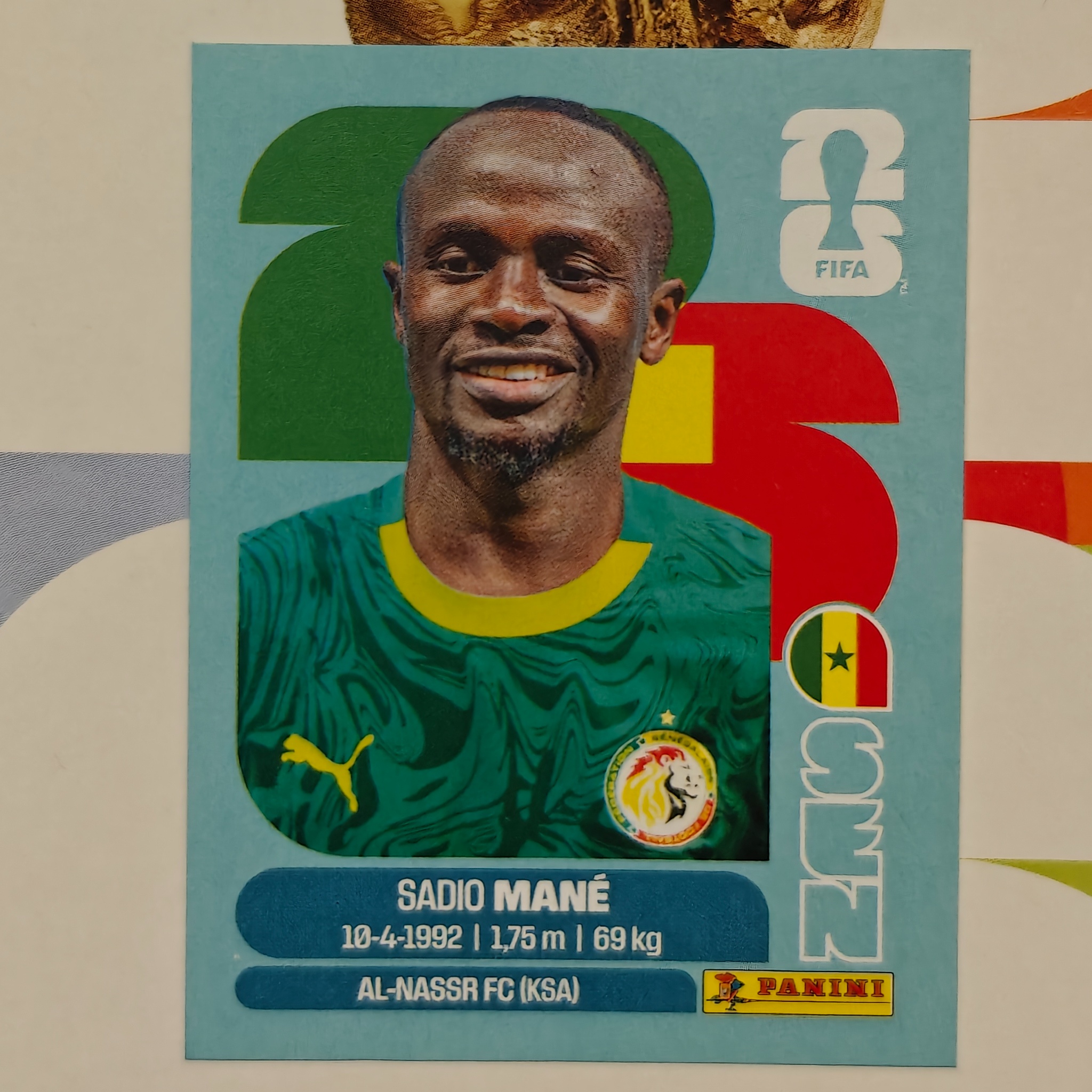 SEN15 - Senegal - Sadio Mane - FIFA World Cup 2026™ - Panini Sticker