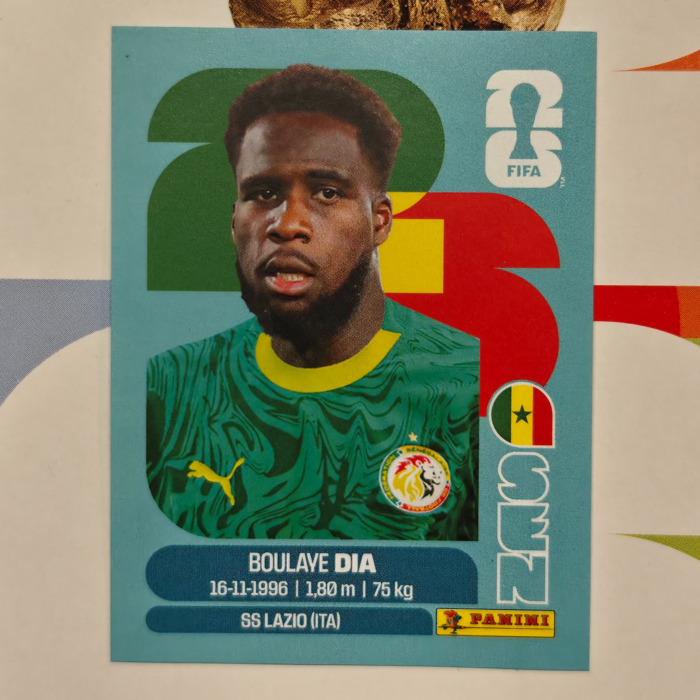 SEN17 - Senegal - Boulaye Dia - FIFA World Cup 2026™ - Panini Sticker