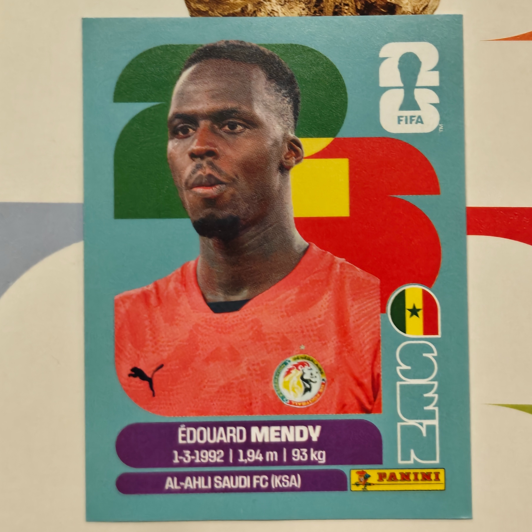 SEN2 - Senegal - Edouard Mendy - FIFA World Cup 2026™ - Panini Sticker